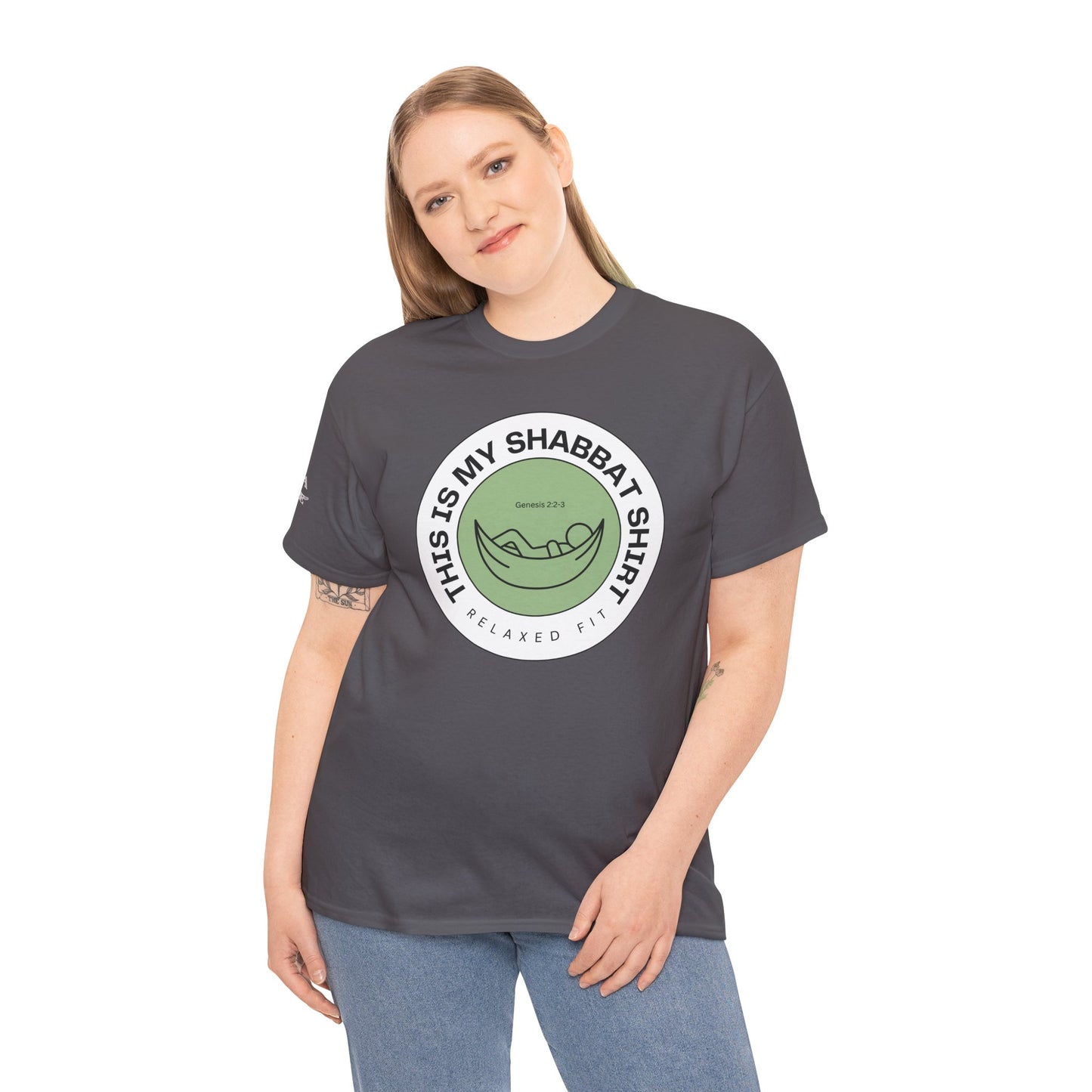 This Is My Shabbat Shirt — Chilling Out Is a Commandment Hammock Sabbath Cotton Tee