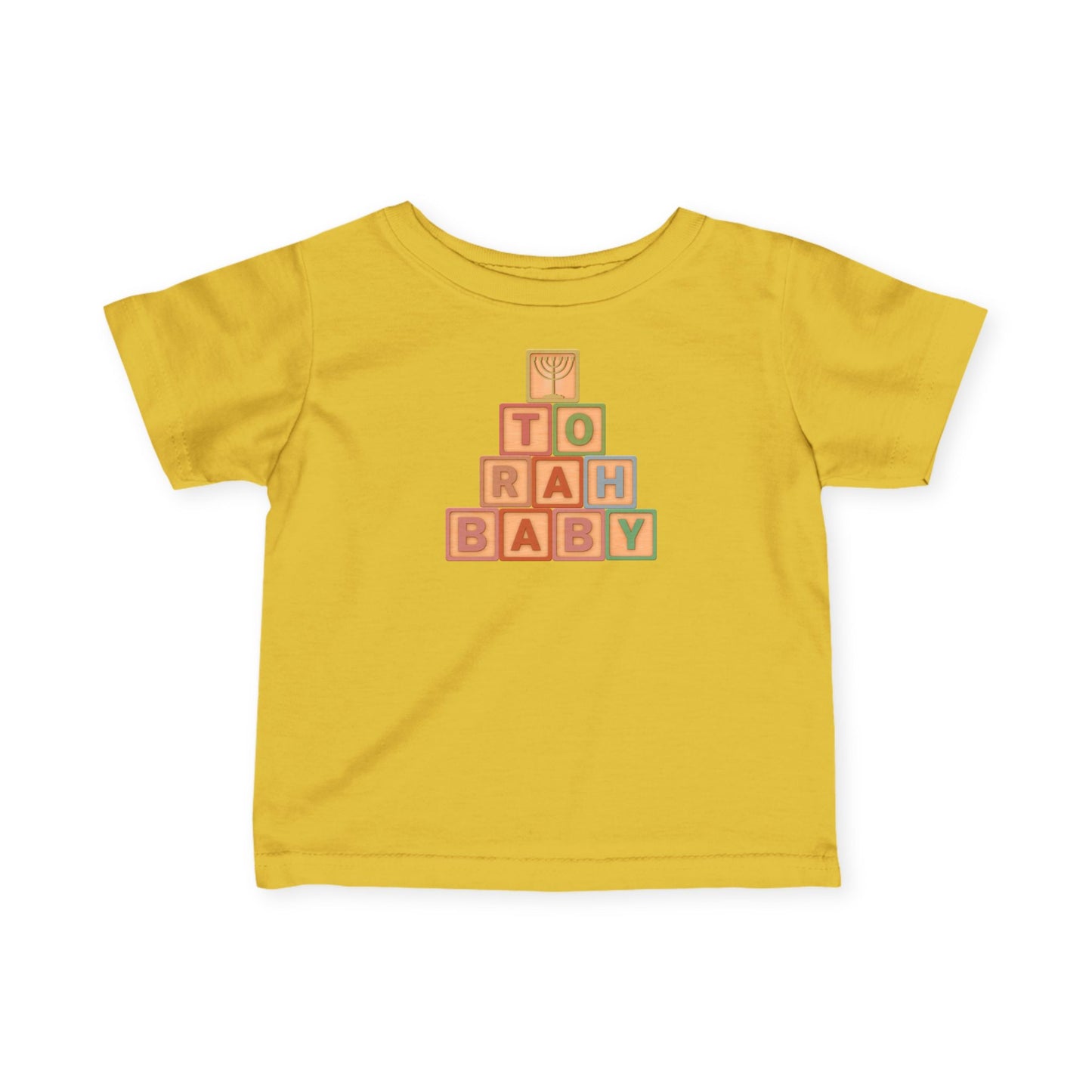 Infant Tee — 'Torah Baby' Wooden Block Baby Shirt, Messianic Newborn Gift (Canada)