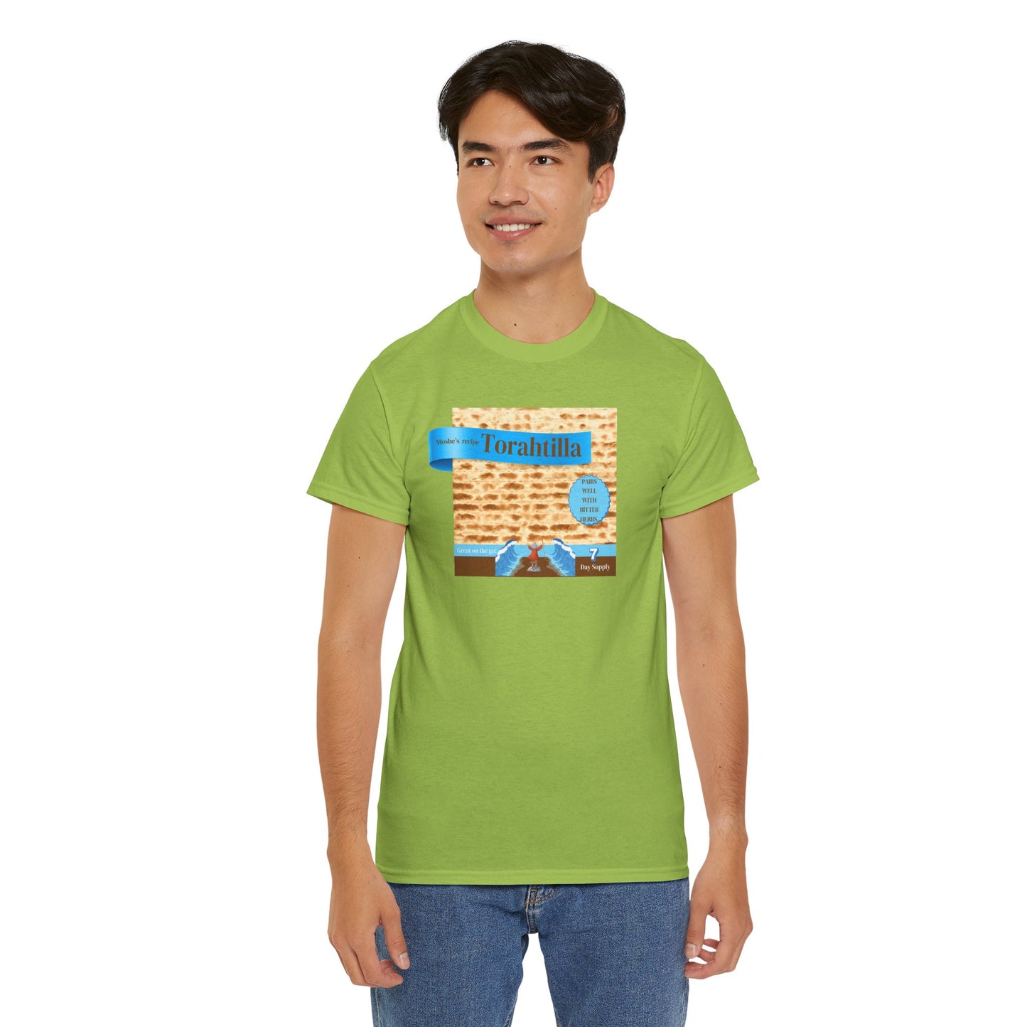 Passover Matzo Unisex Tee - Moshe's Recipe Torahtillas Cotton Funny Shirt