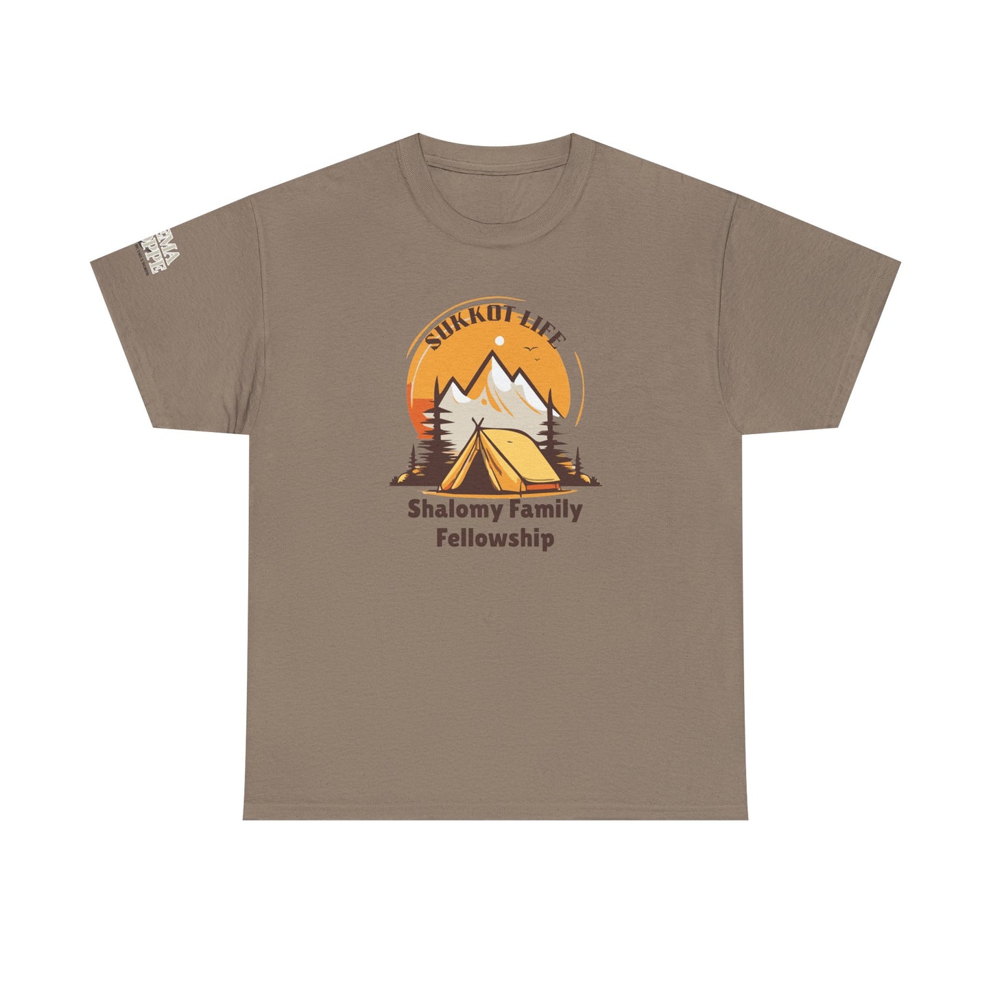 Sukkot Life Tee - Camping Biblical Feast Fellowship Shirt
