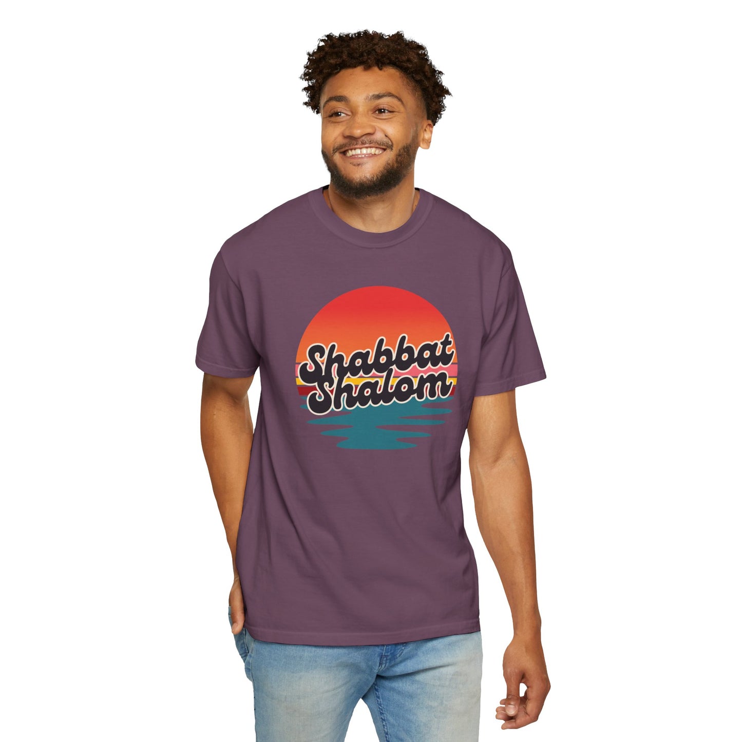 Sunset Shabbat Shalom T-shirt