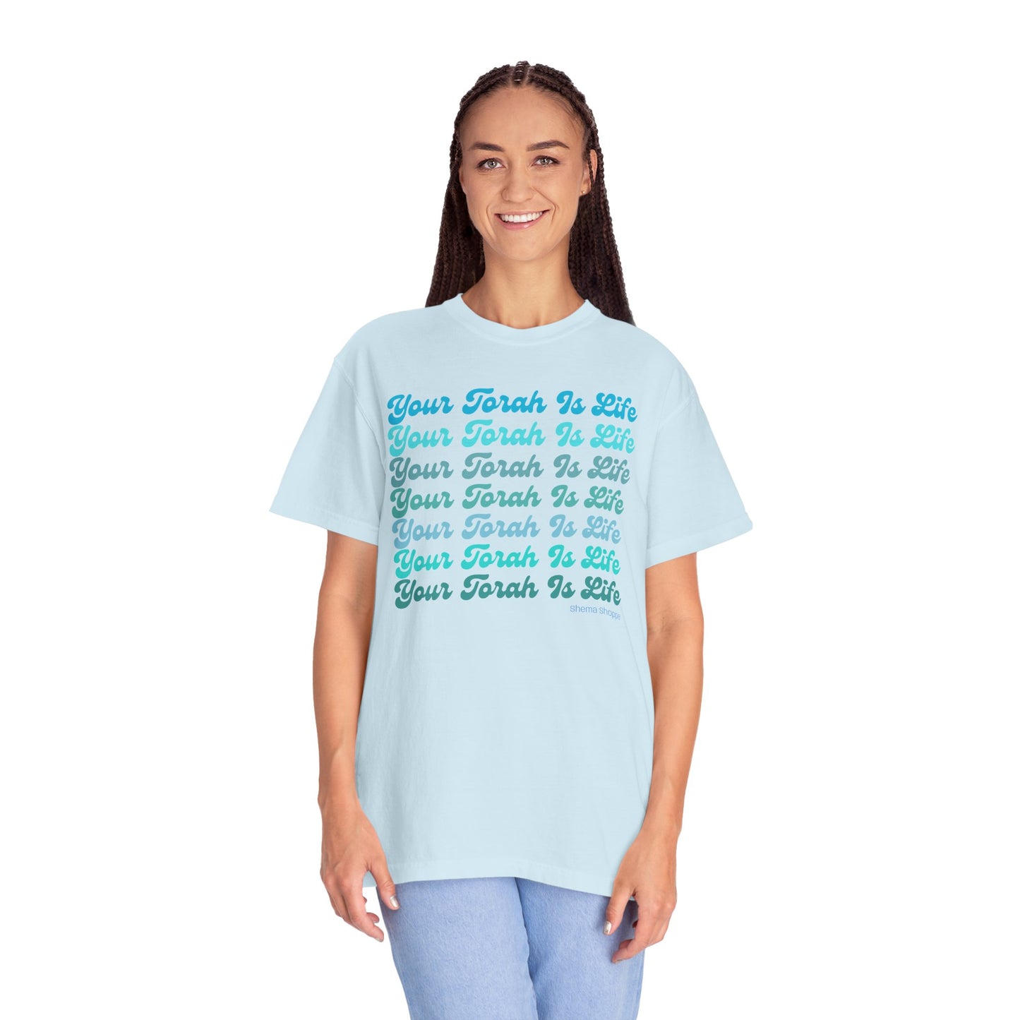 Your Torah Is Life Inspirational T-Shirt - Spiritual Gift, Faith-Based Apparel, Casual Wear, Bible Quote Shirt, Feast and Fellowship Tee