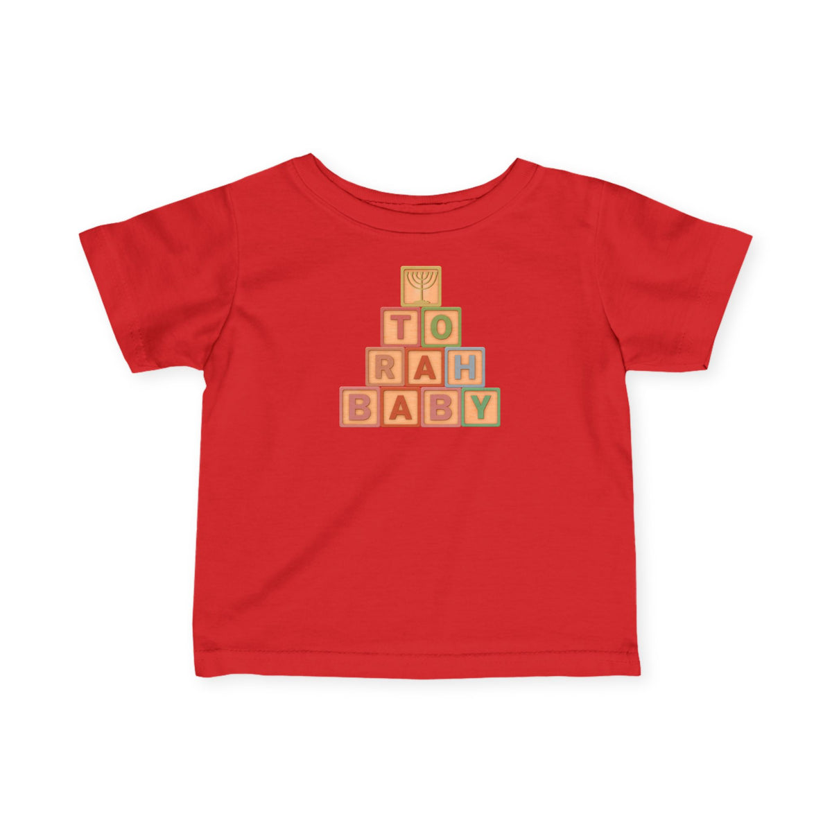Infant Tee — 'Torah Baby' Wooden Block Baby Shirt, Messianic Newborn Gift (Canada)