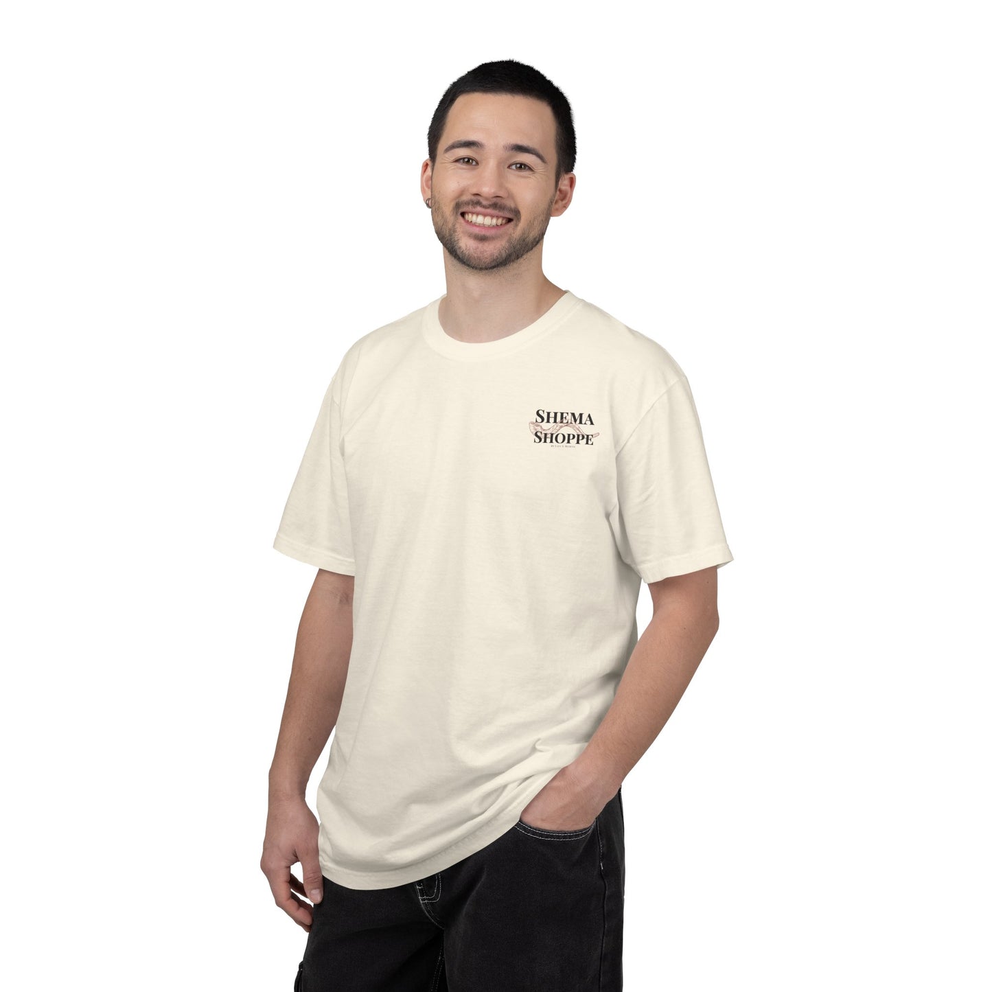 Open your Mouth Garment-Dyed T-Shirt — Rescue the Oppressed Back Print