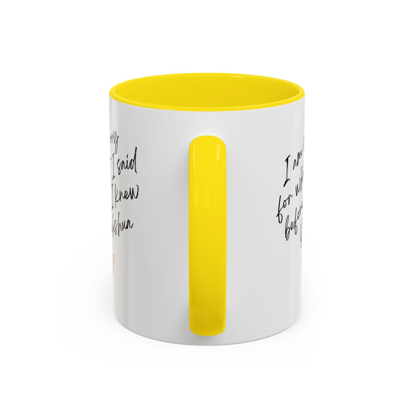 I'm Sorry (Yahshua) Accent Coffee Mug (11, 15oz)