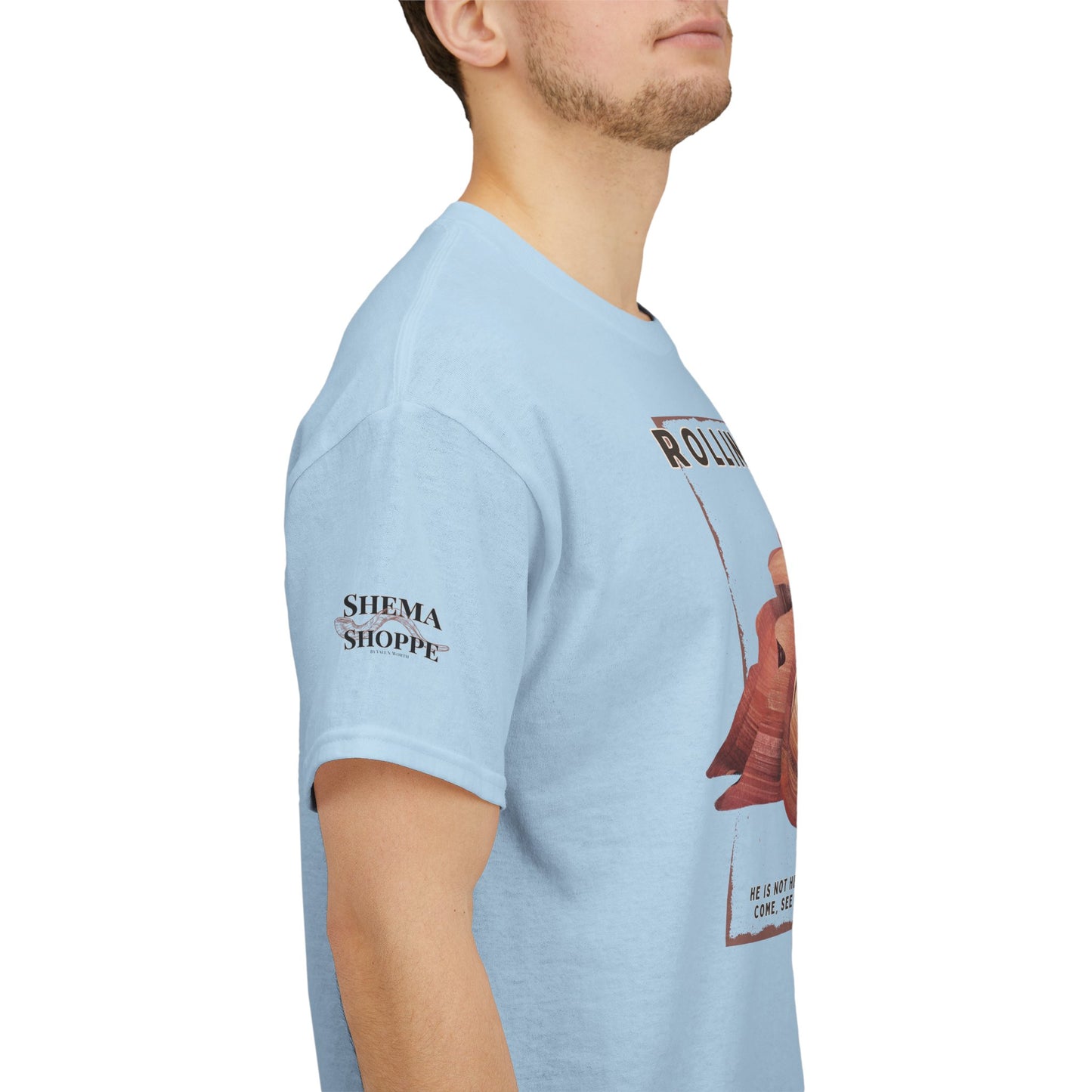 Rolling Stones Since 33 AD Biblical Graphic Tee — "Hebrew Hahas" Vintage Faith Shirt