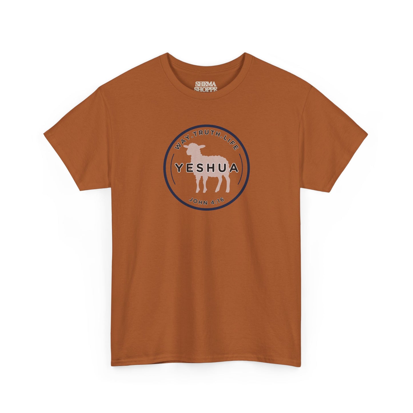 Yeshua 'Way, Truth, Life' Heavy Cotton Graphic Tee