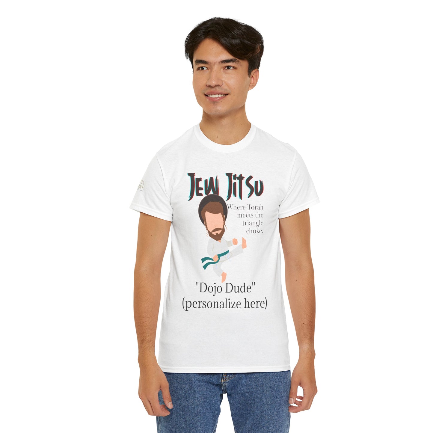 Jew Jitsu Funny Unisex Tee - Cotton Martial Arts Torah Shirt