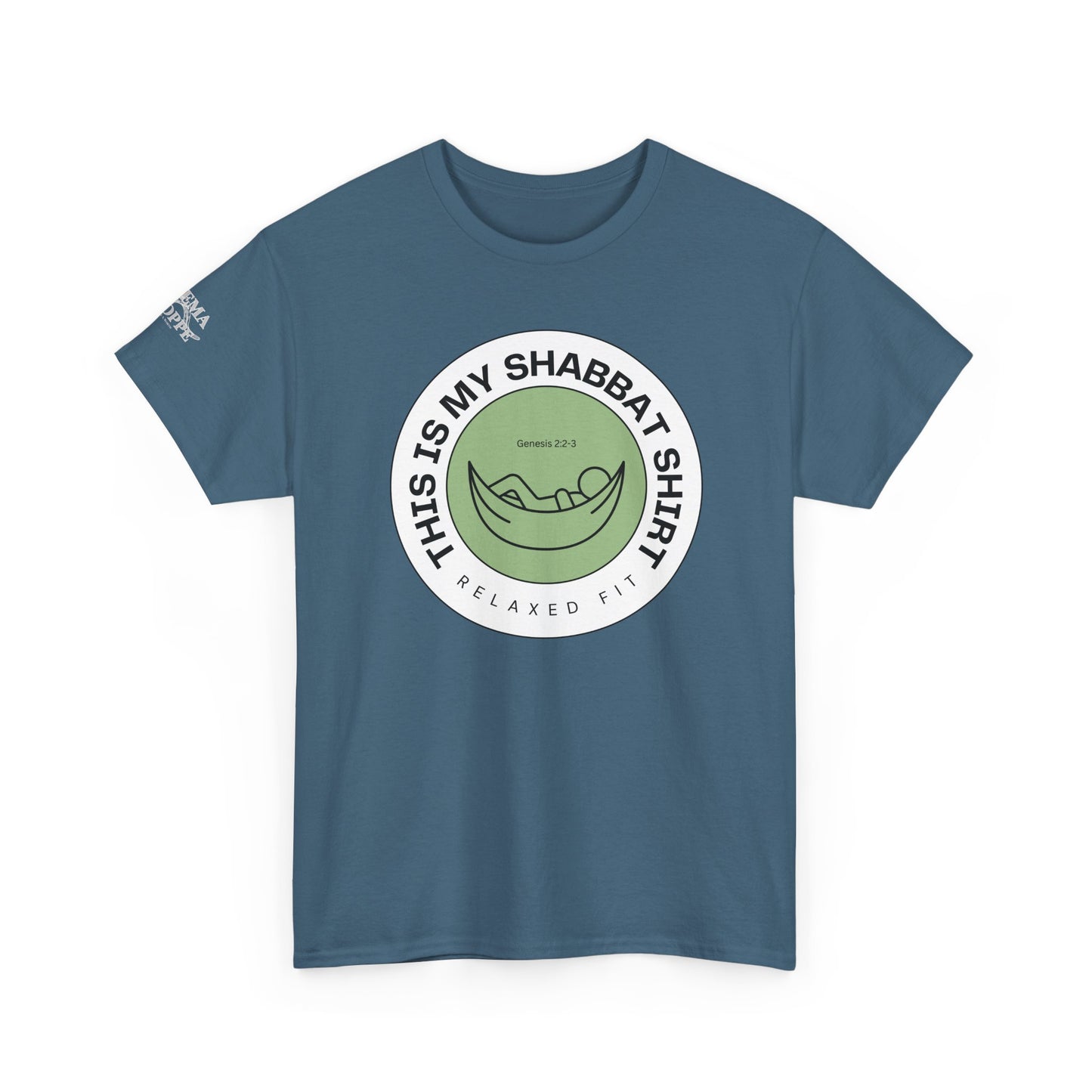 This Is My Shabbat Shirt — Chilling Out Is a Commandment Hammock Sabbath Cotton Tee