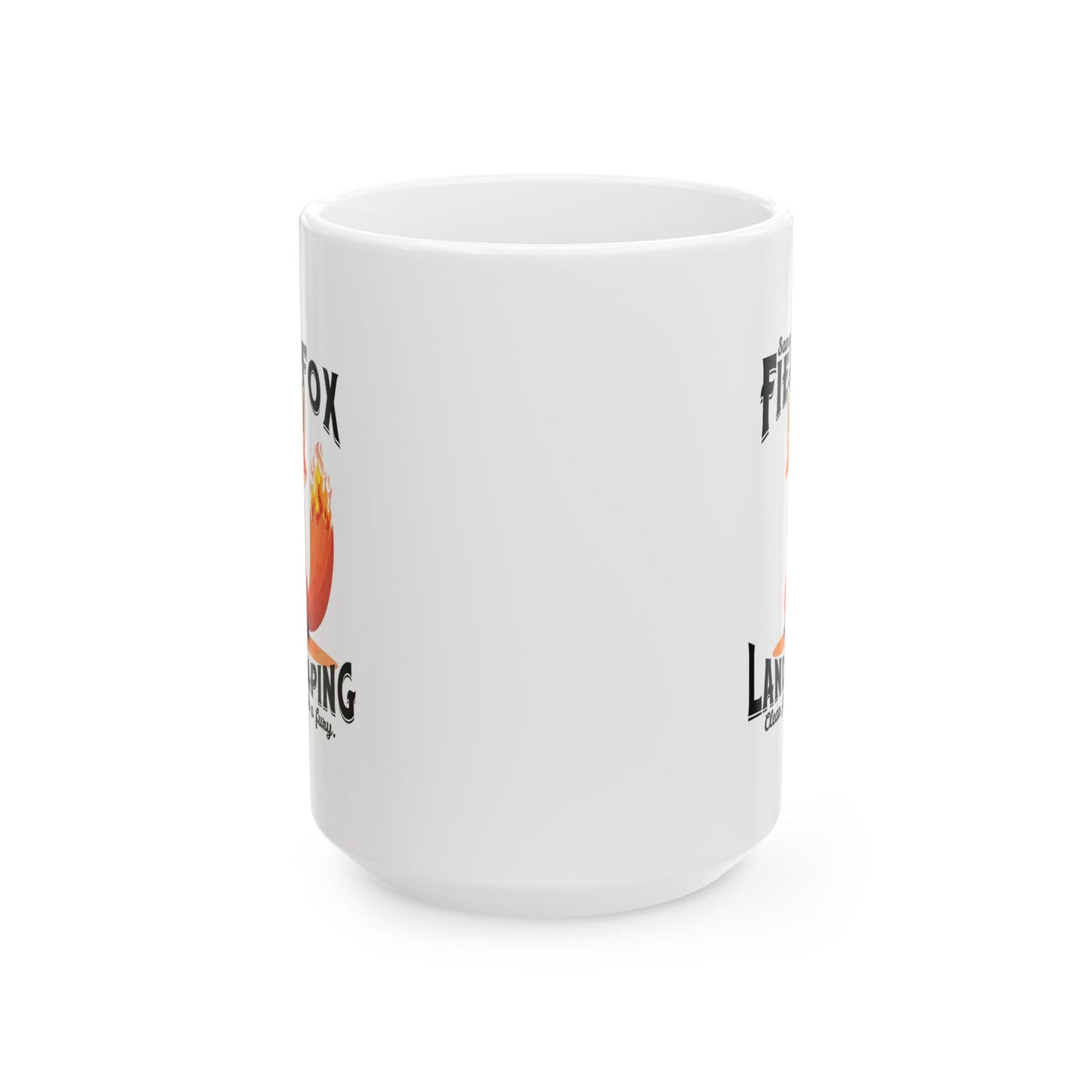 Mug - Fiery Fox Landscaping Samson Bible Funny Ceramic Mug (11oz, 15oz)