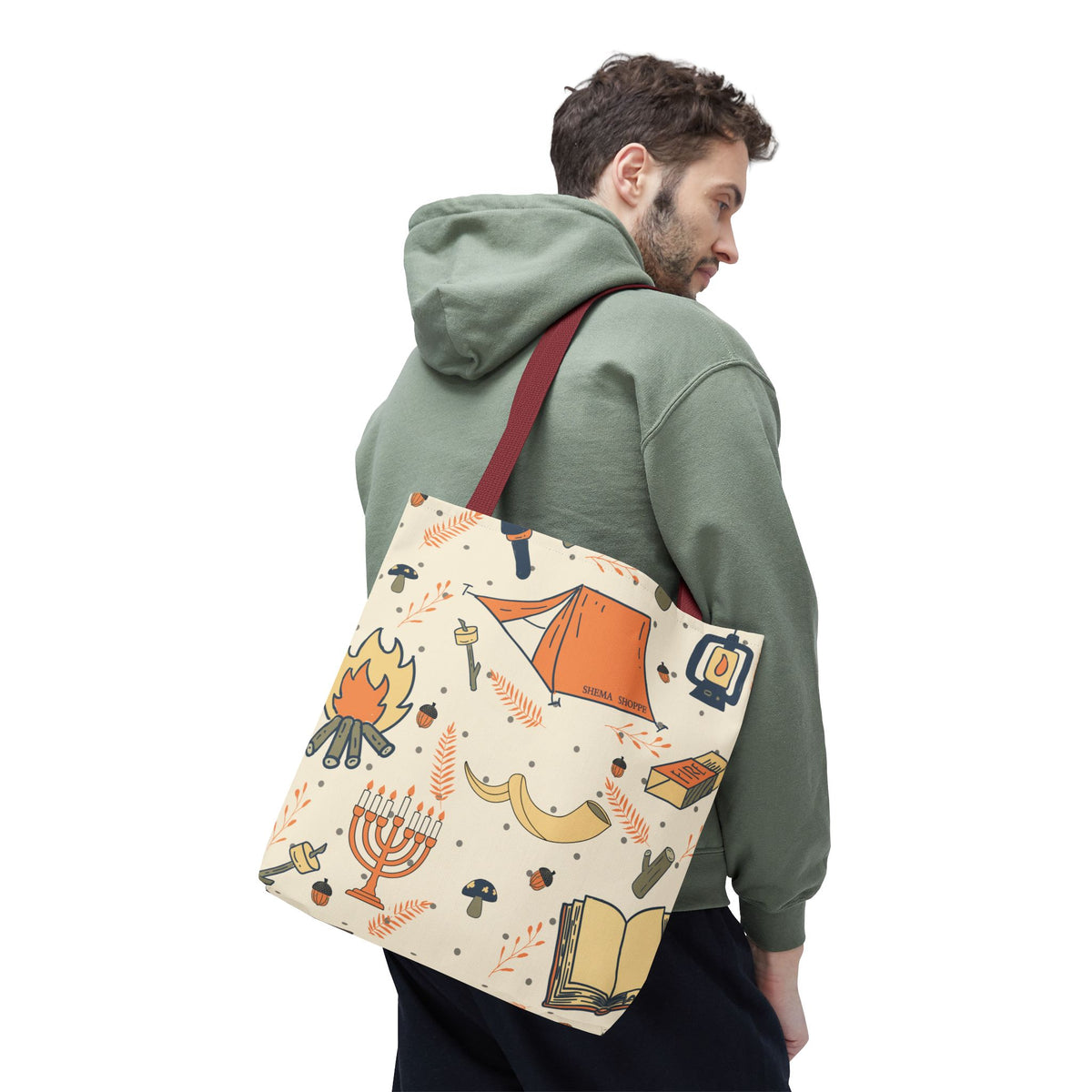 Sukkot Tents Tote Bag (AOP)