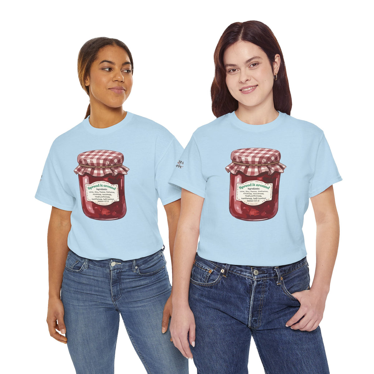 Fruit Of The Spirit Graphic Tee — Vintage Preserves "Spread it Around" T‑Shirt Galations