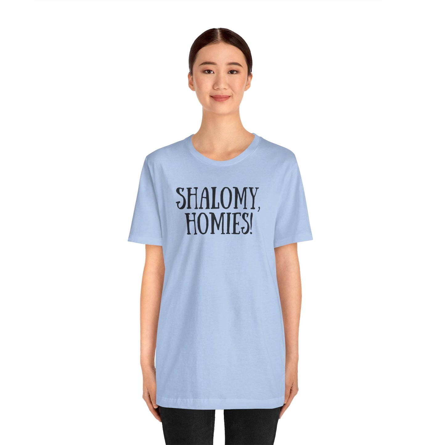 Shalomy Homies Tee - Funny Torah Obervant Greeting T-Shirt (Canada)