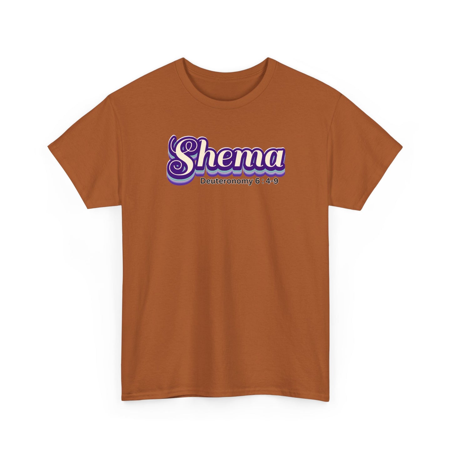 Faded Retro Shema Unisex Heavy Cotton Tee