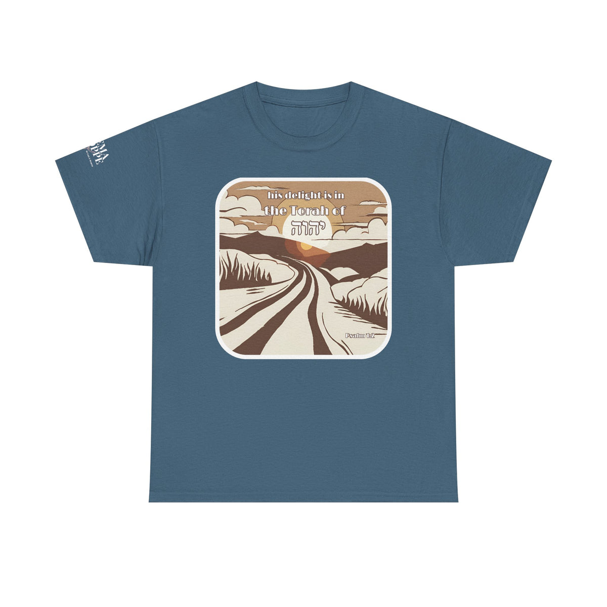 His Delight Vintage Narrow Path Shirt Psalm 1:2