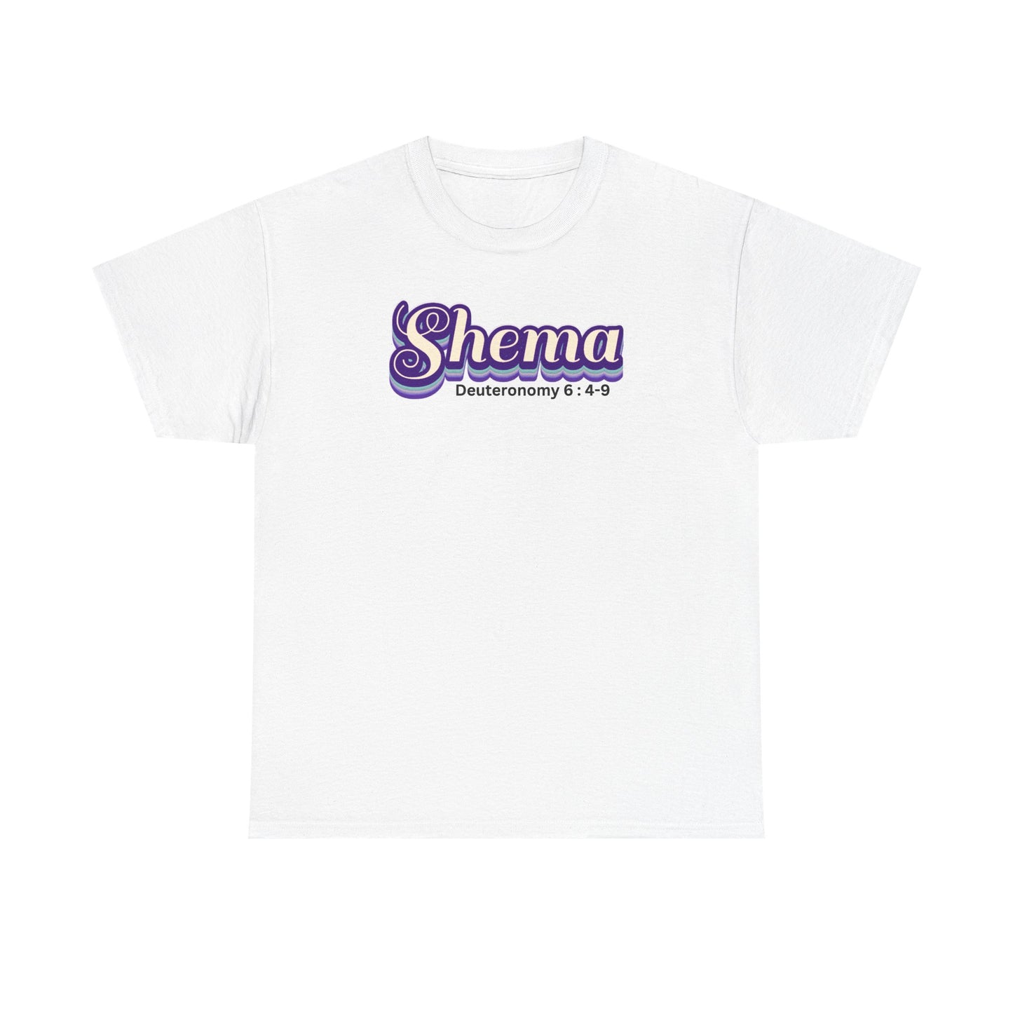 Faded Retro Shema Unisex Heavy Cotton Tee