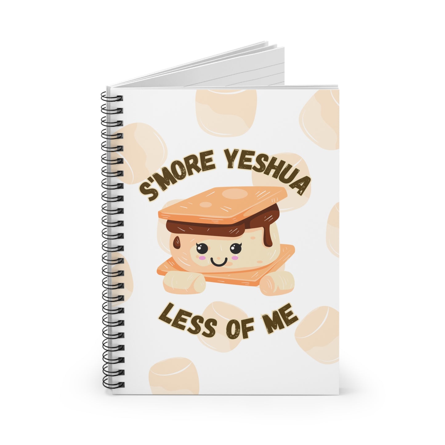 S'more Yeshua Less of Me Spiral Notebook - Ruled Line