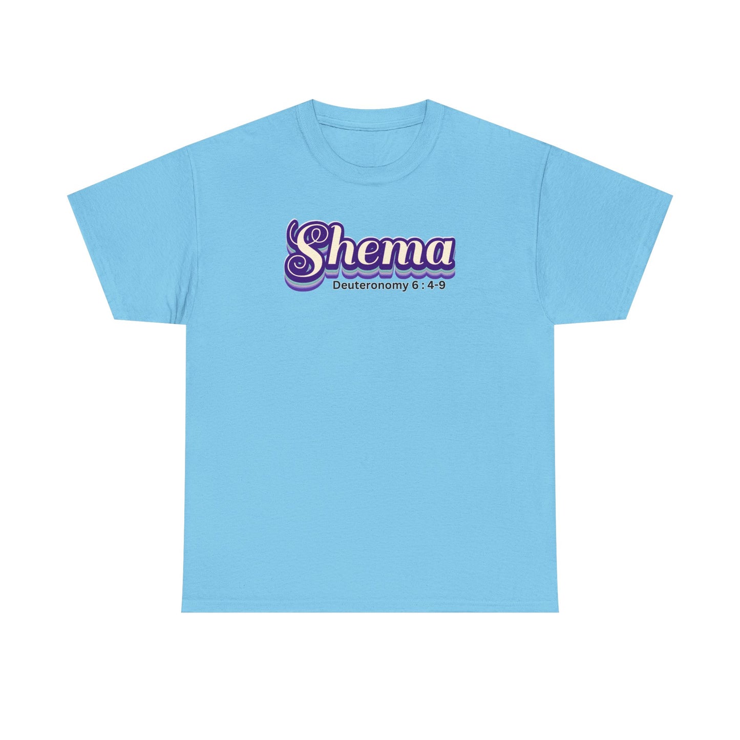 Faded Retro Shema Unisex Heavy Cotton Tee