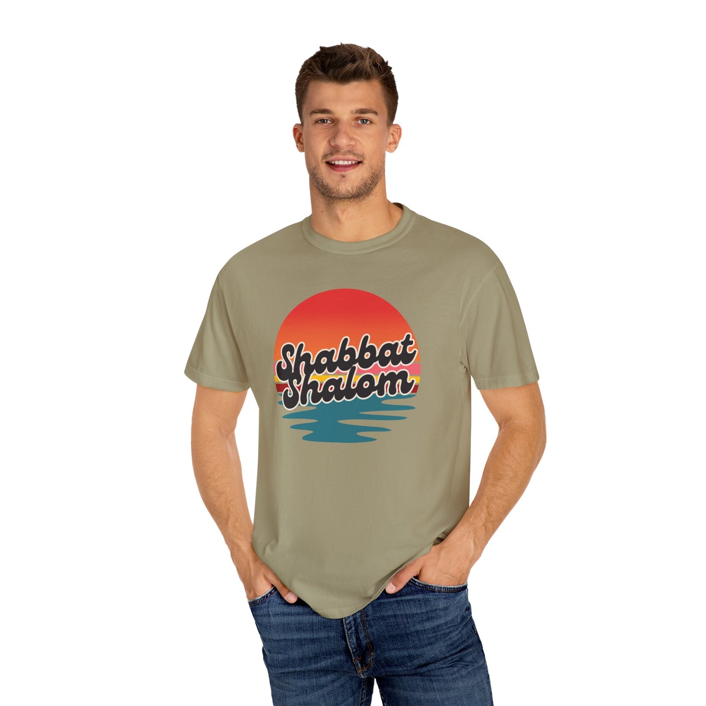 Sunset Shabbat Shalom T-shirt