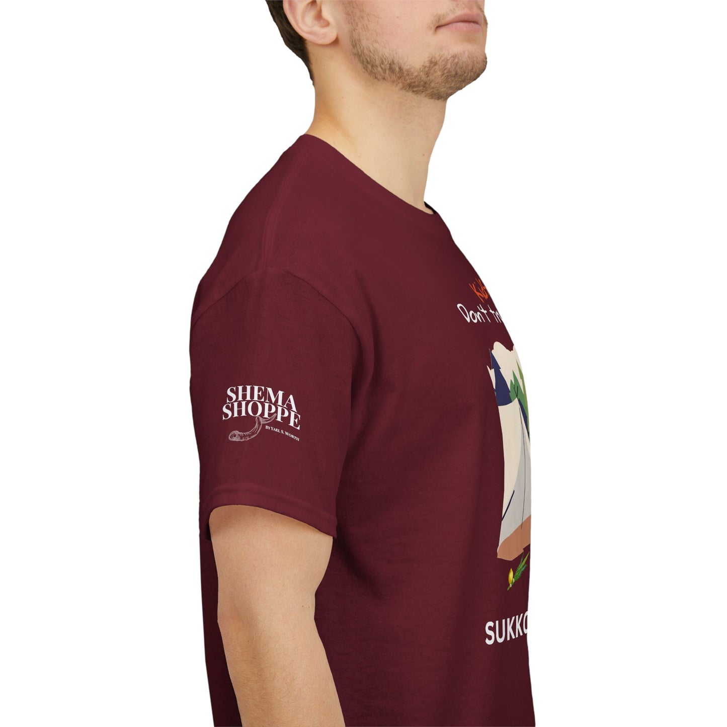 Kids, Don't Try This At Home Sukkot Shirt (dark colors)
