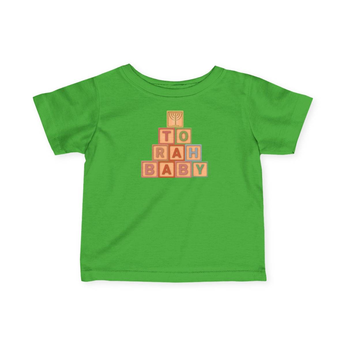 Infant Tee — 'Torah Baby' Wooden Block Baby Shirt, Messianic Newborn Gift (Canada)