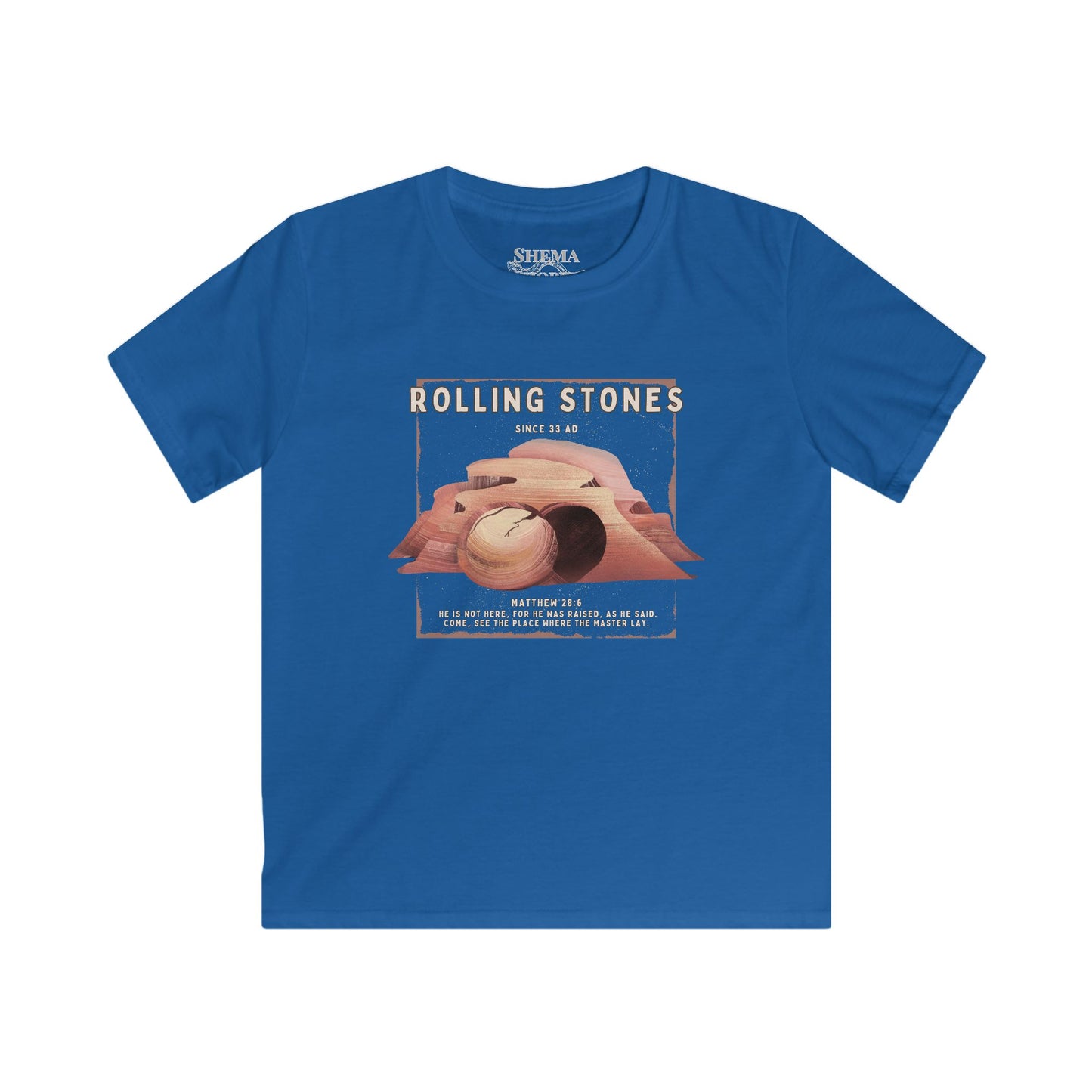 Youth Rolling Stones Since 33 AD Vintage Rock Shirt Desert Graphic Kid's Tee
