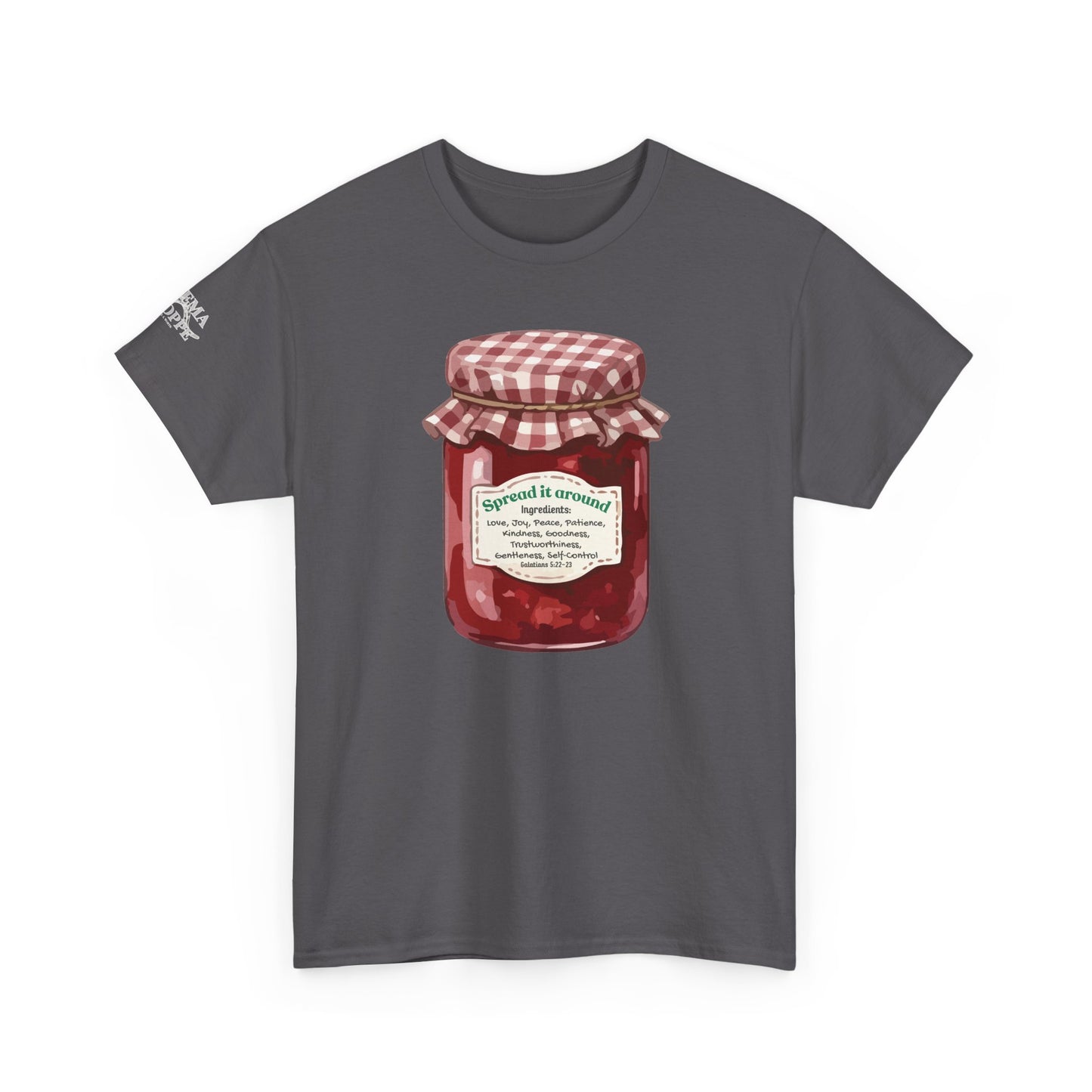 Fruit Of The Spirit Graphic Tee — Vintage Preserves "Spread it Around" T‑Shirt Galations