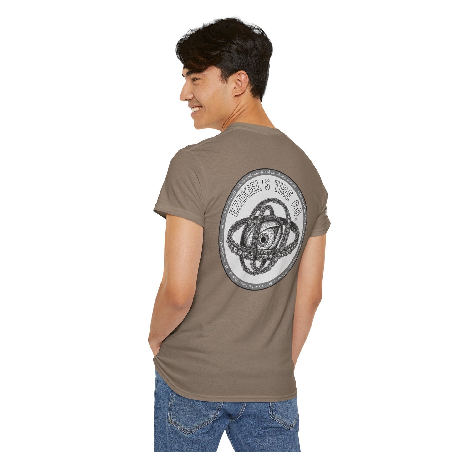 Ezekiel's Tire Company Shirt - Funny Biblical Unisex Cotton Tee
