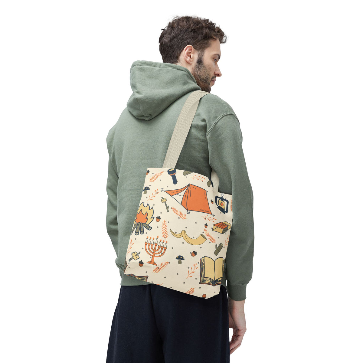 Sukkot Tents Tote Bag (AOP)