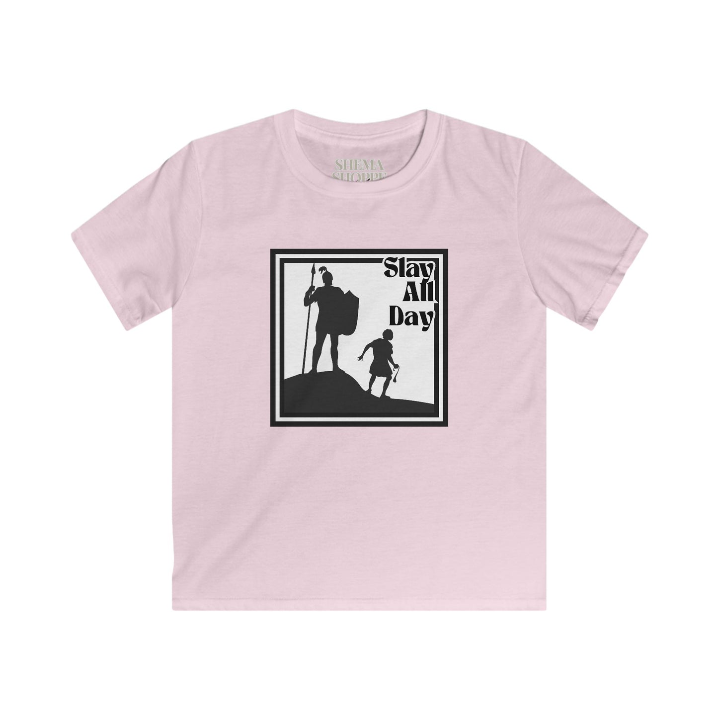 Slay All Day Kids Adventure Tee Graphic Shirt, Outdoor Fun T-Shirt, Hiking Kids Tee, Perfect for Gifts & Active Play