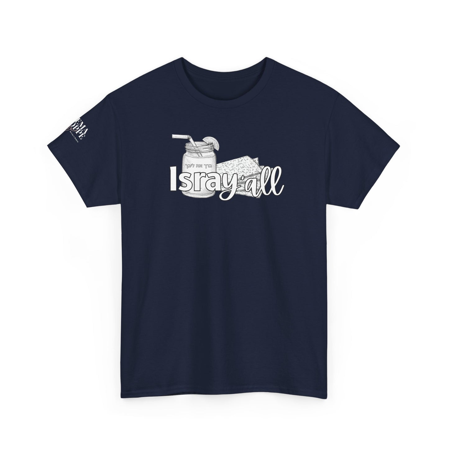 IsraY'all Southern Hebrew Mix Ice Tea Matzo Funny Cotton Tee Shirt