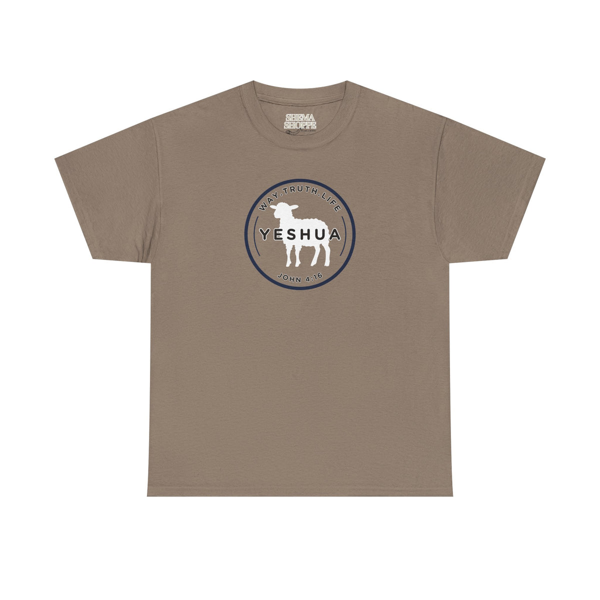 Yeshua 'Way, Truth, Life' Heavy Cotton Graphic Tee