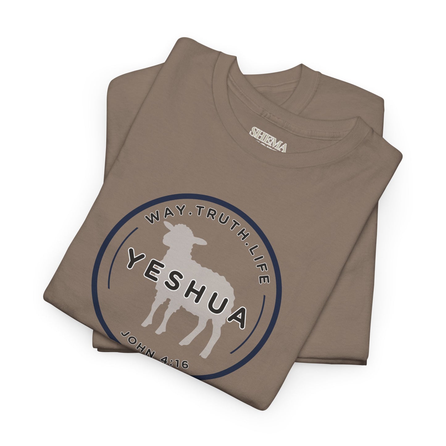 Yeshua 'Way, Truth, Life' Heavy Cotton Graphic Tee