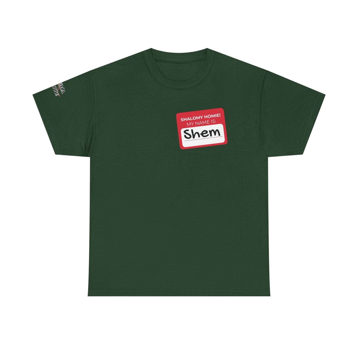 Personalizable Shalomy Homies! Name Tag Unisex Heavy Cotton Tee