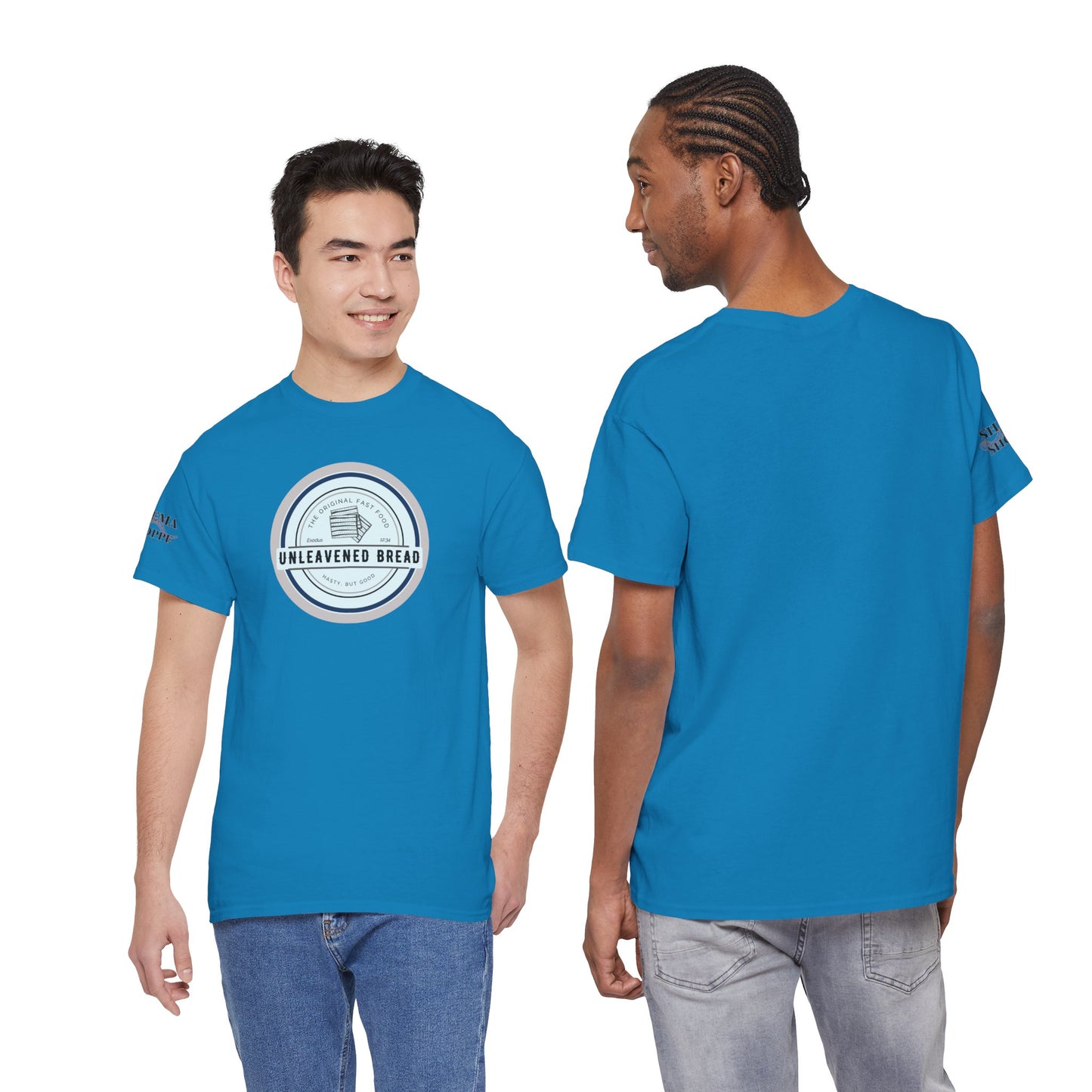 Unleavened Bread Matzo T-Shirt — "Hasty but Good" Passover Biblical Humor Tee