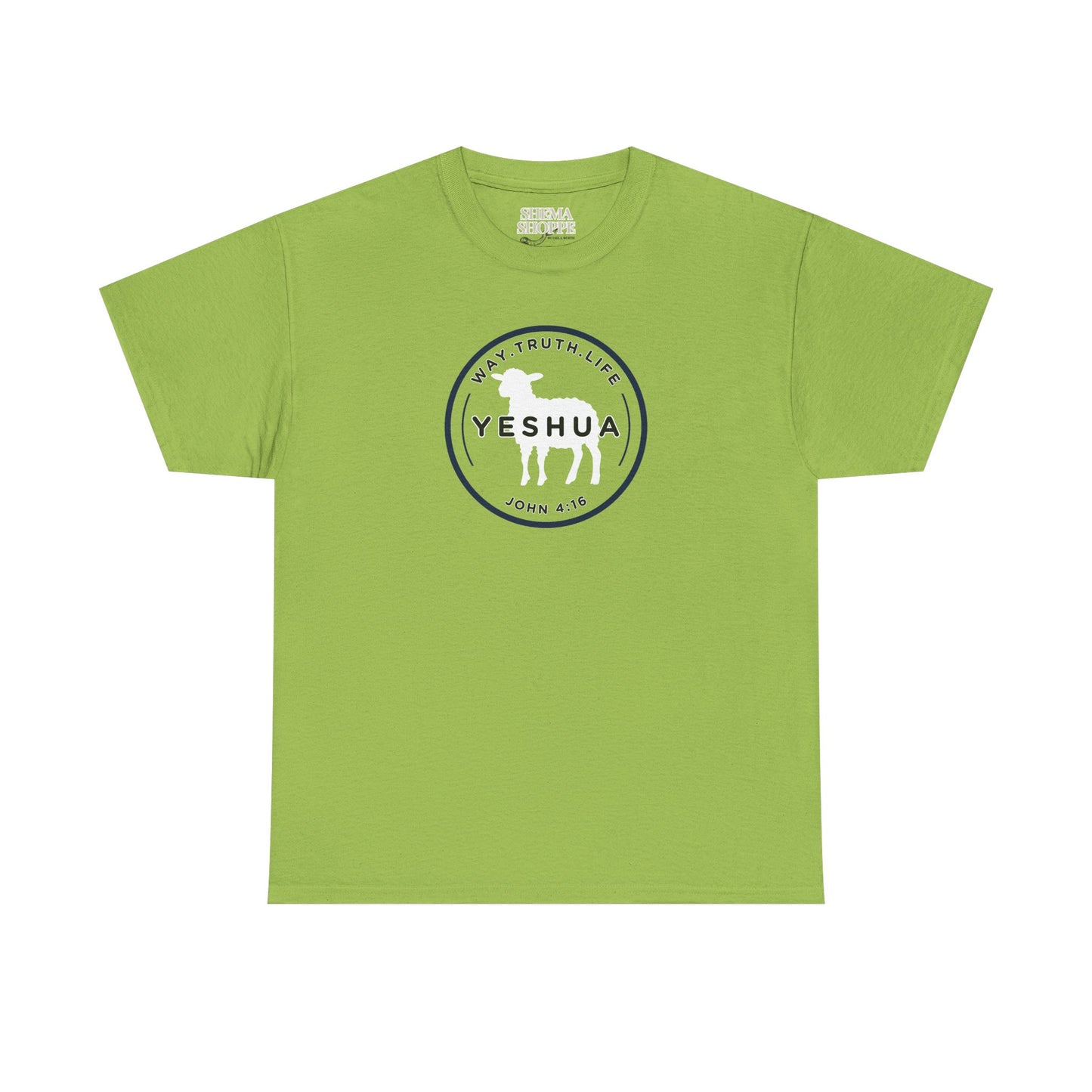Yeshua 'Way, Truth, Life' Heavy Cotton Graphic Tee