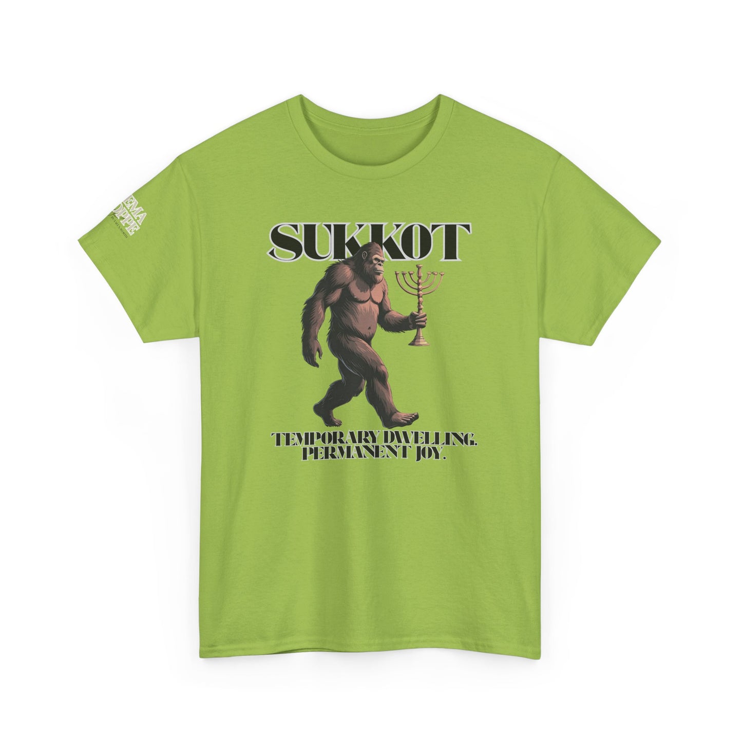 Sukkot Bigfoot Menorah Joy Legendary Shirt