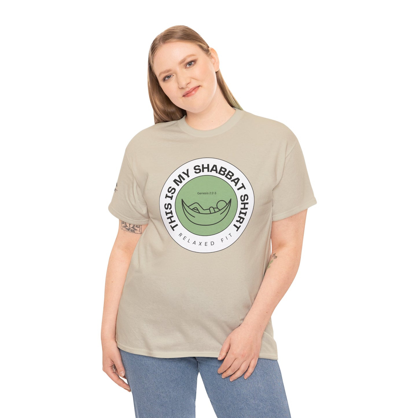 This Is My Shabbat Shirt — Chilling Out Is a Commandment Hammock Sabbath Cotton Tee
