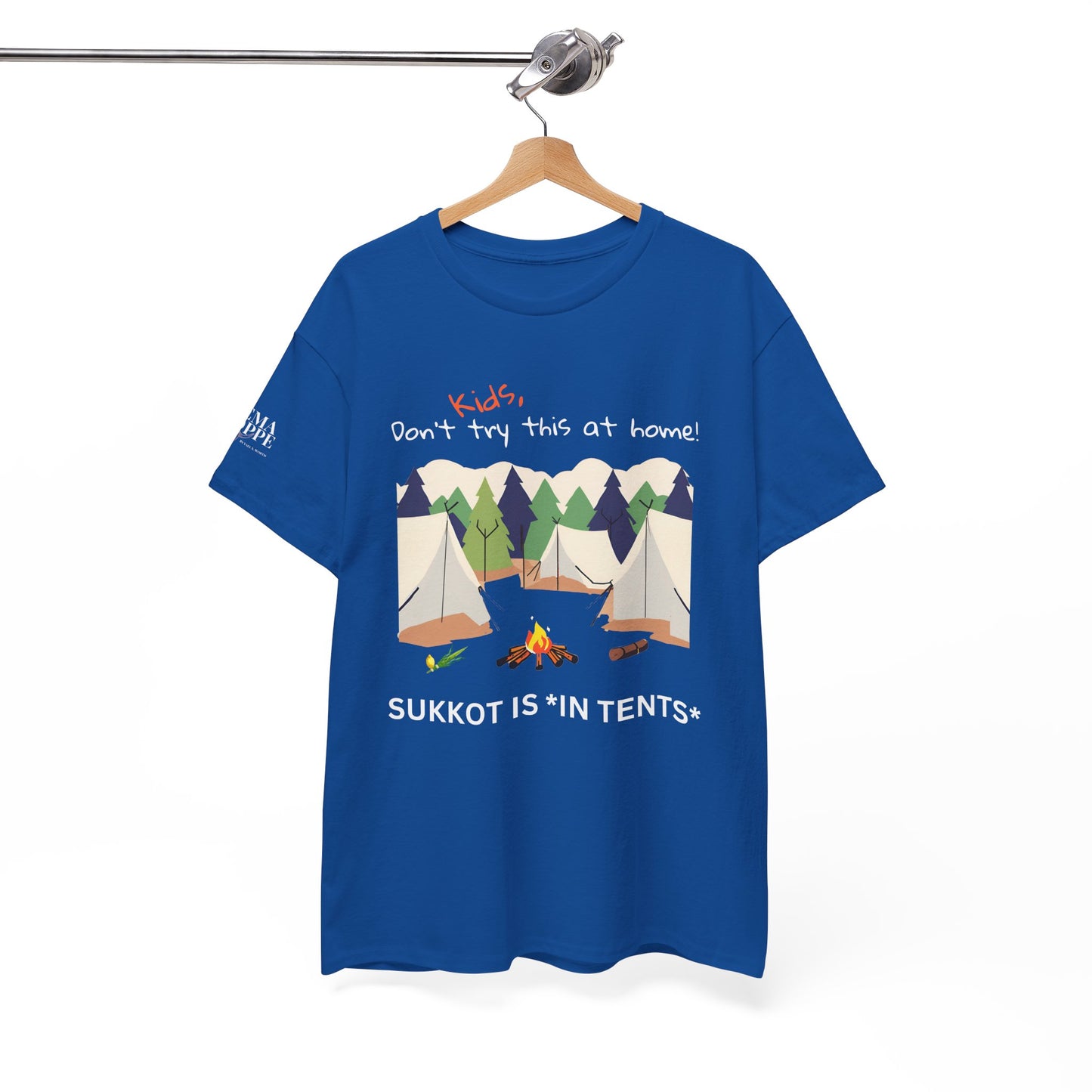 Kids, Don't Try This At Home Sukkot Shirt, dark colors