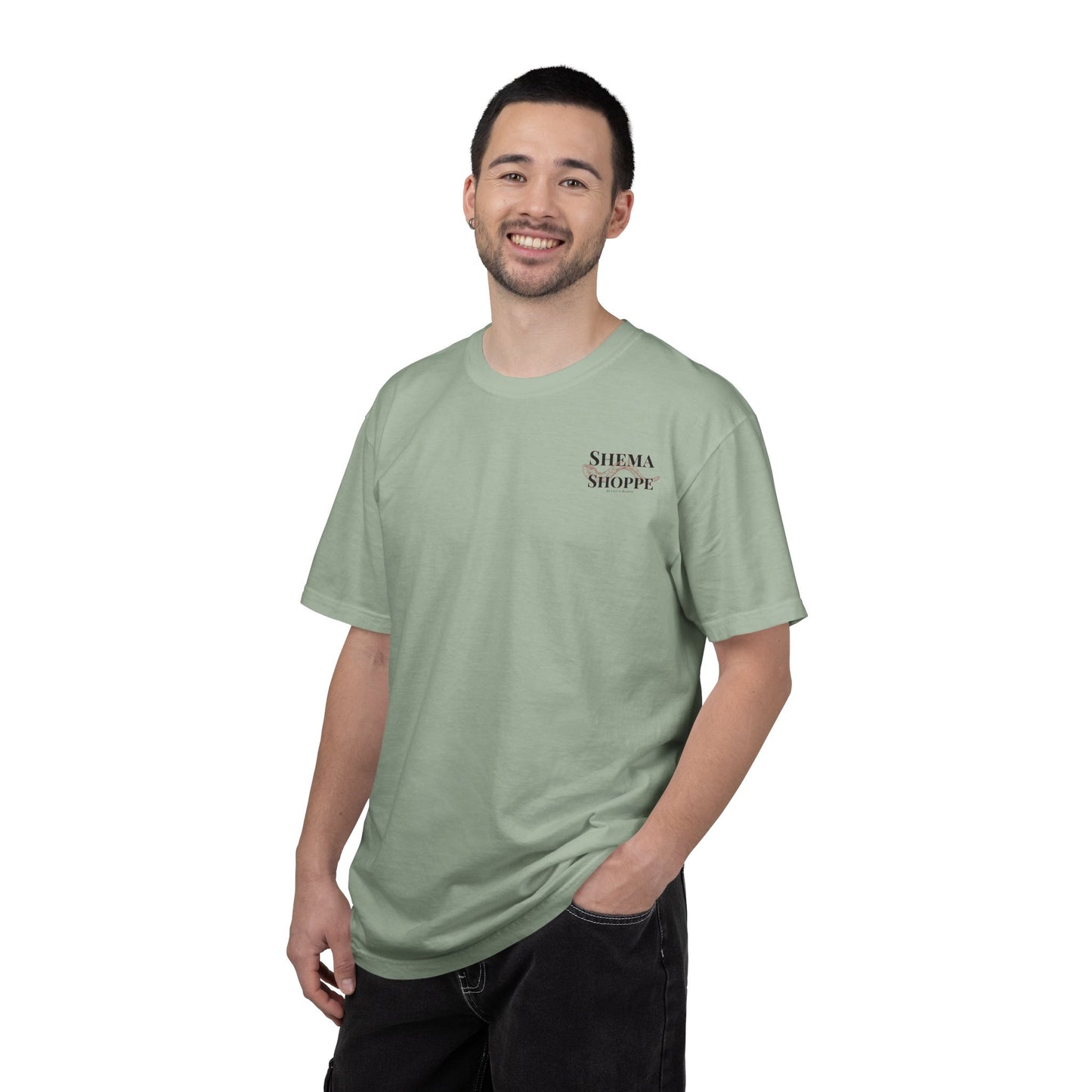 Open your Mouth Garment-Dyed T-Shirt — Rescue the Oppressed Back Print