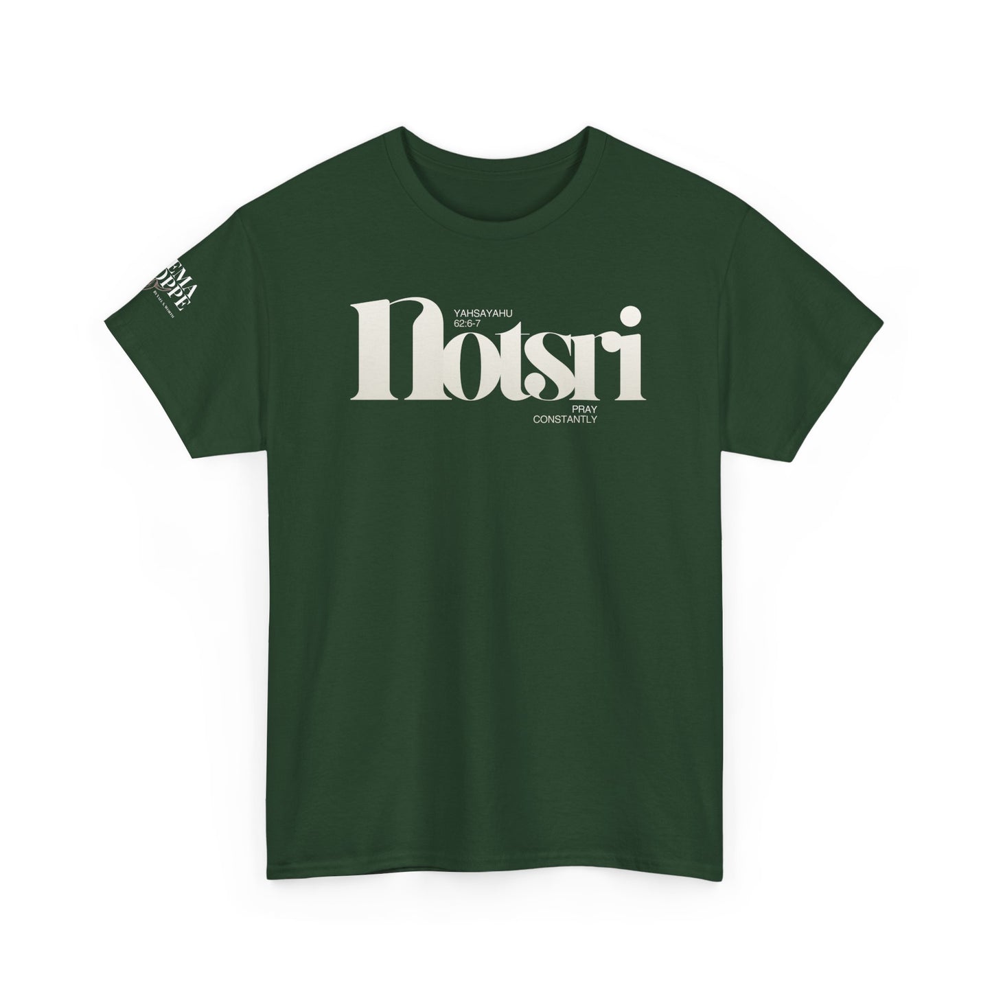 Notsri Minimalist Logo Tee Watchman Shirt