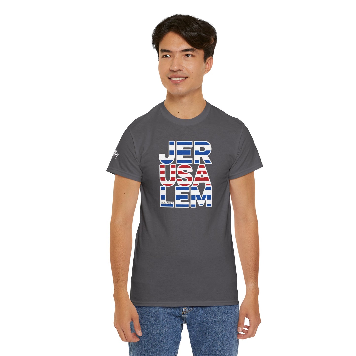 JerUSAlem Psalms 122:6-9 Unisex Tee Patriotic T-Shirt Solidarity