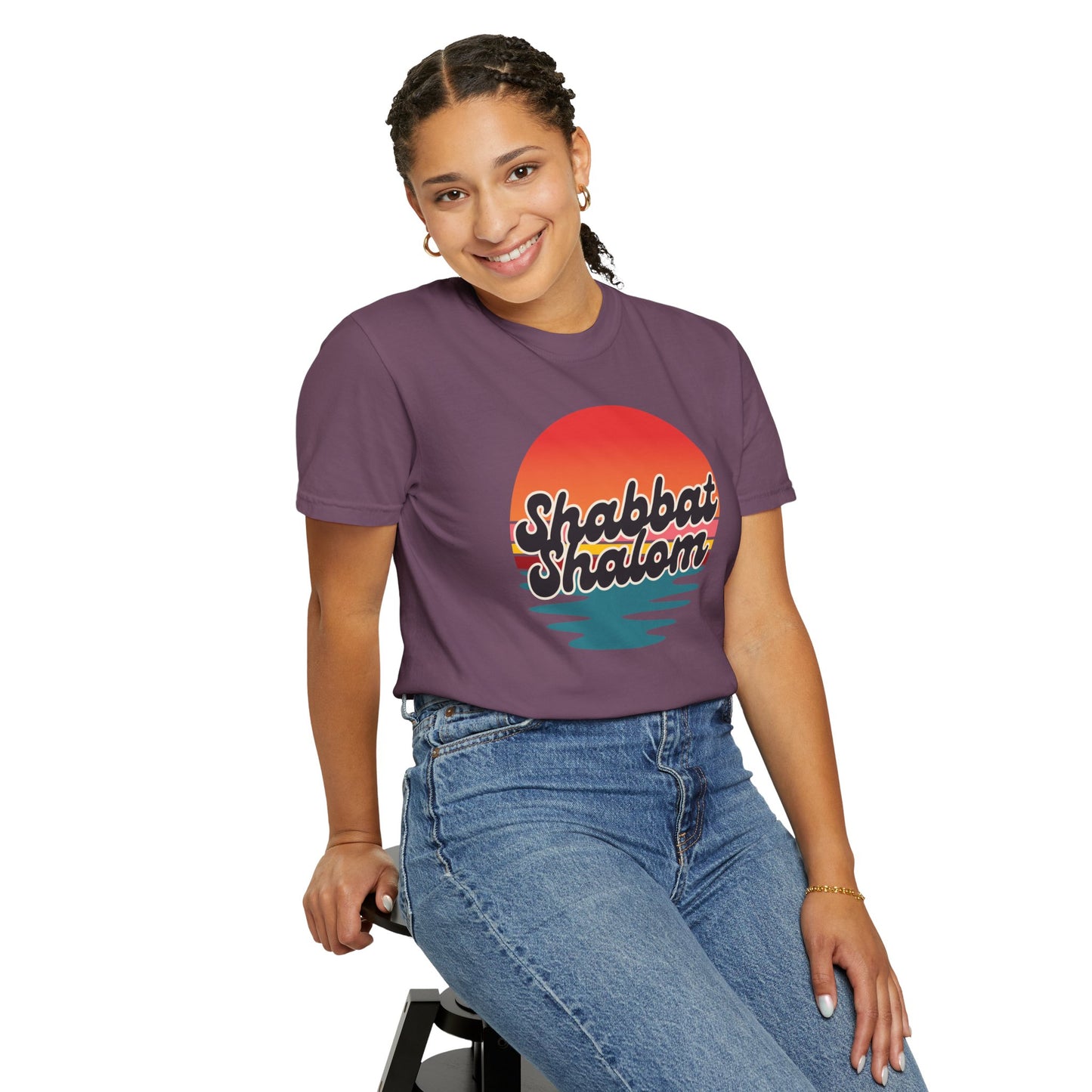 Sunset Shabbat Shalom T-shirt