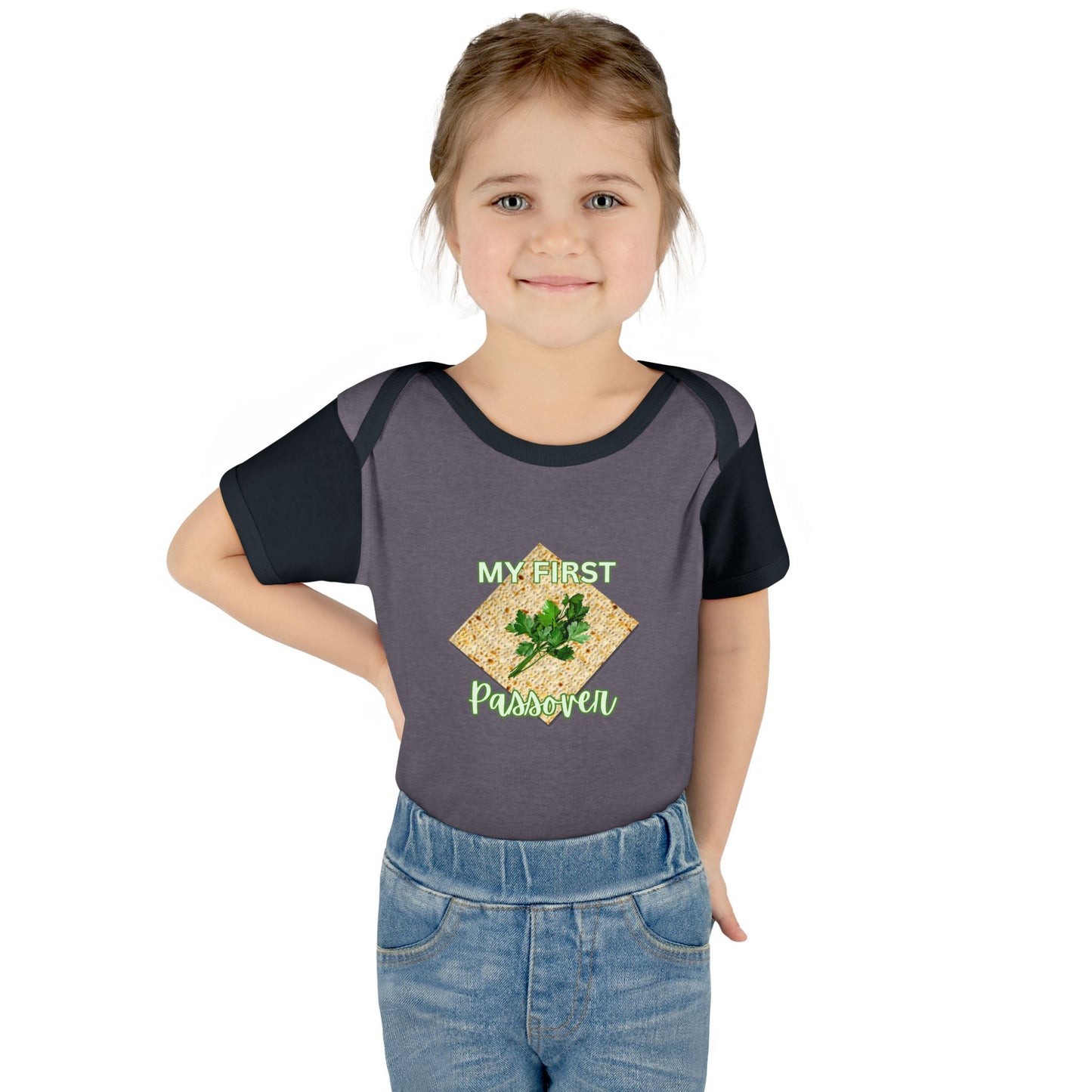 Baby Bodysuit - "My First Passover" Infant Onesie (Cute Unleavened Bread Lover Gift)
