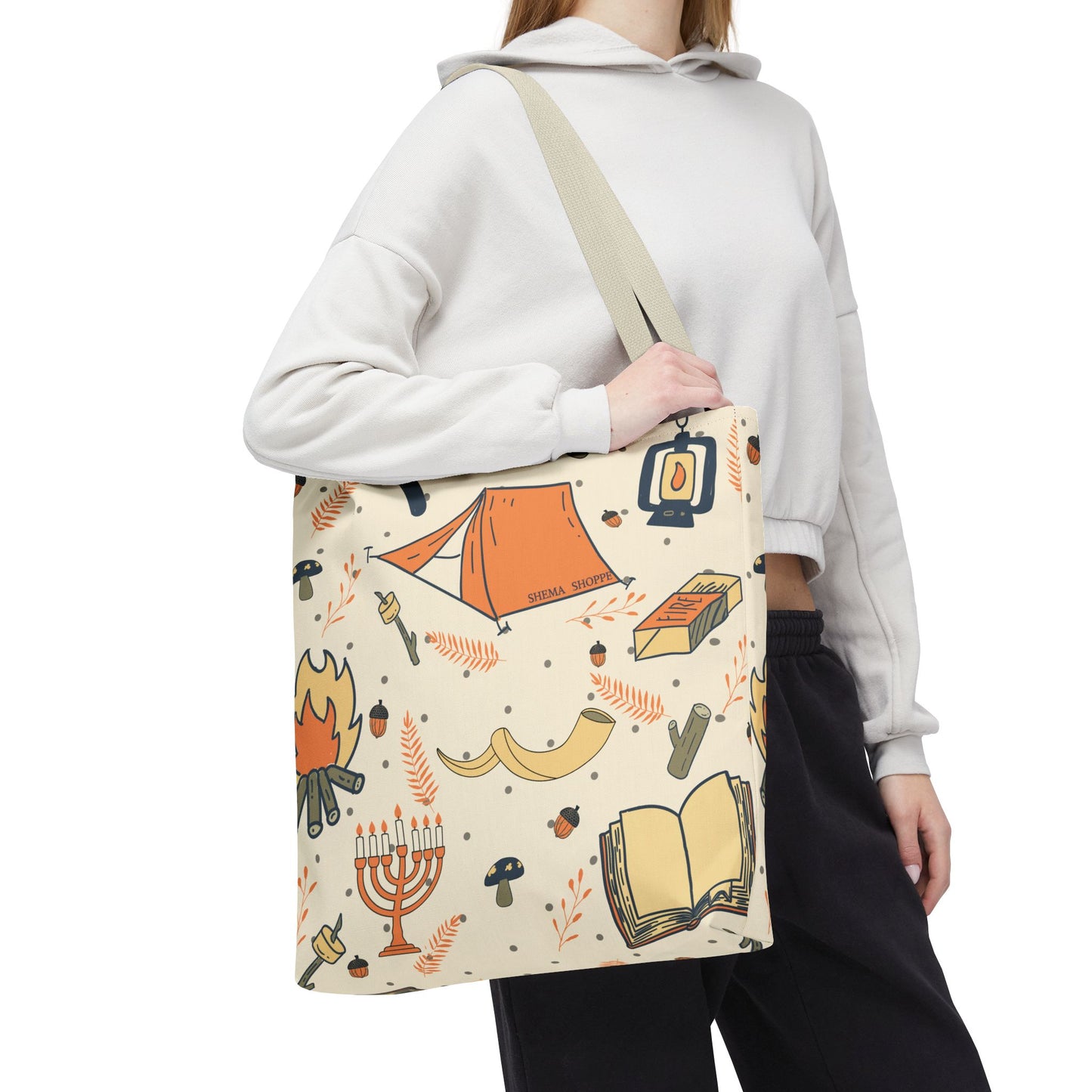 Sukkot Tents Tote Bag (AOP)