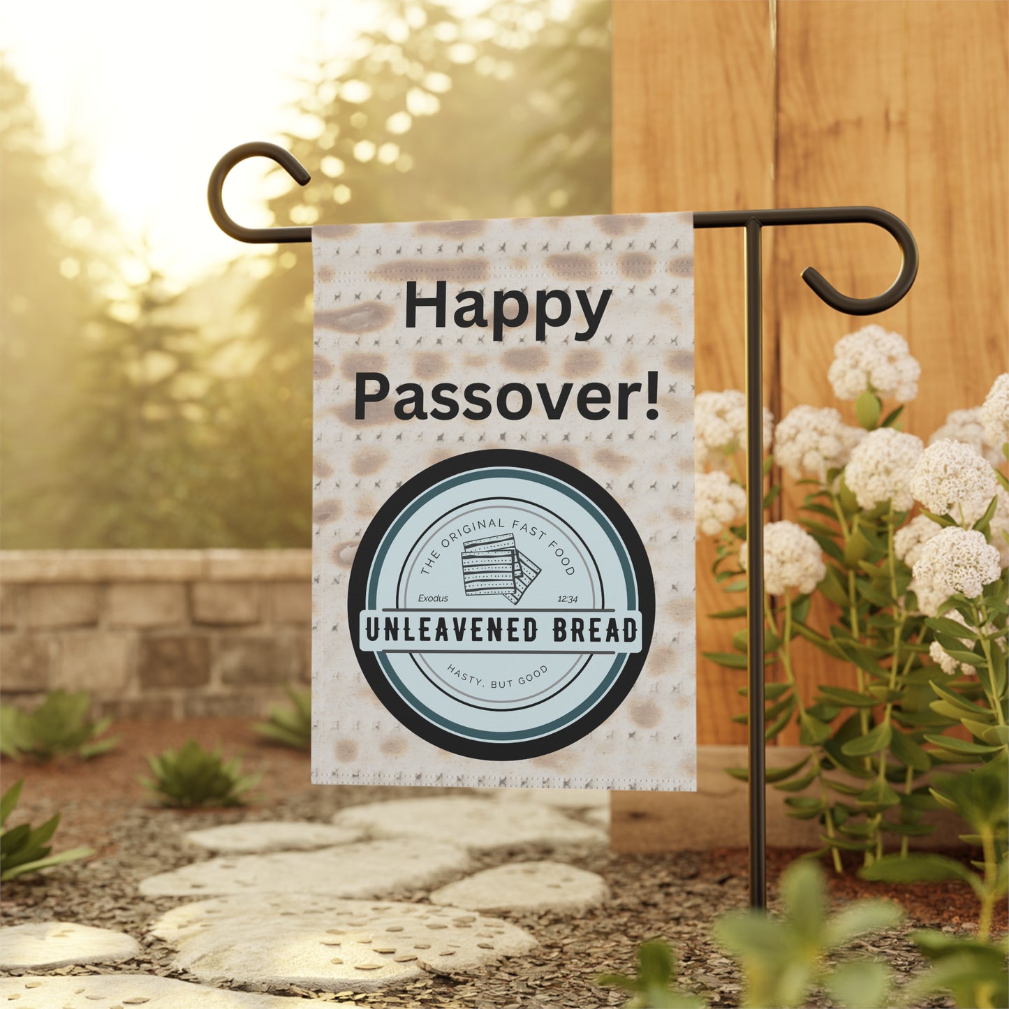 Hasty but Good Passover Unleavened Bread Matzo - Garden Banner