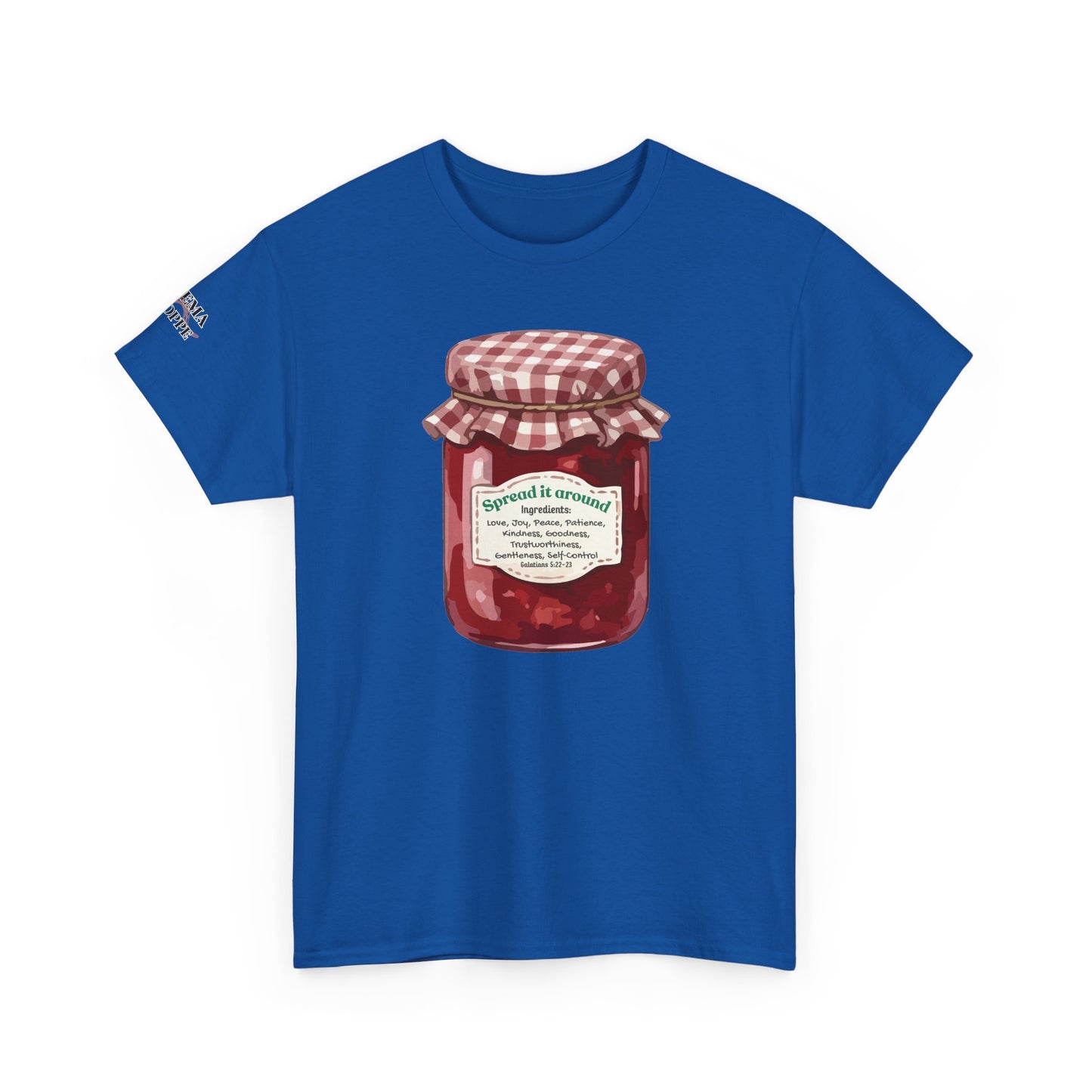 Fruit Of The Spirit Graphic Tee — Vintage Preserves "Spread it Around" T‑Shirt Galations