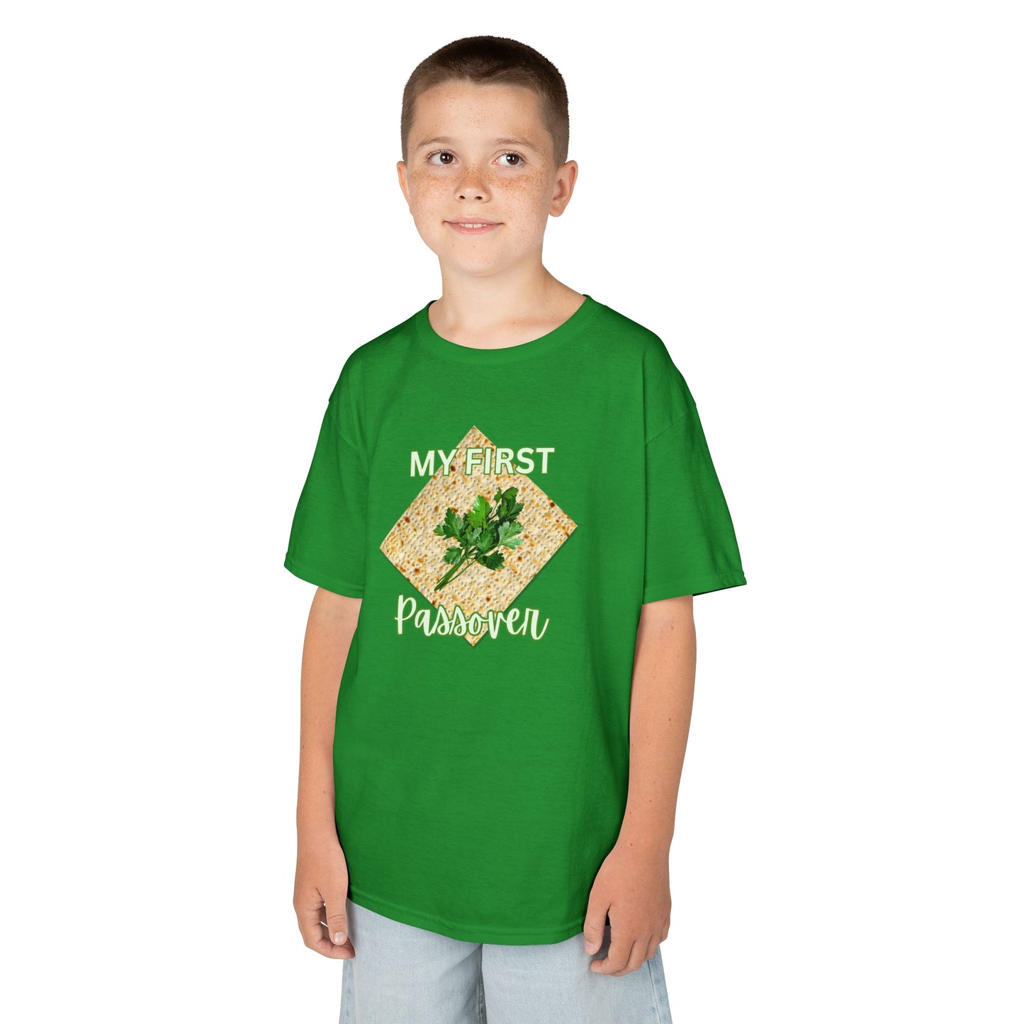 Kids T‑Shirt “My First Plant Parent” Green Succulent Garden Tee