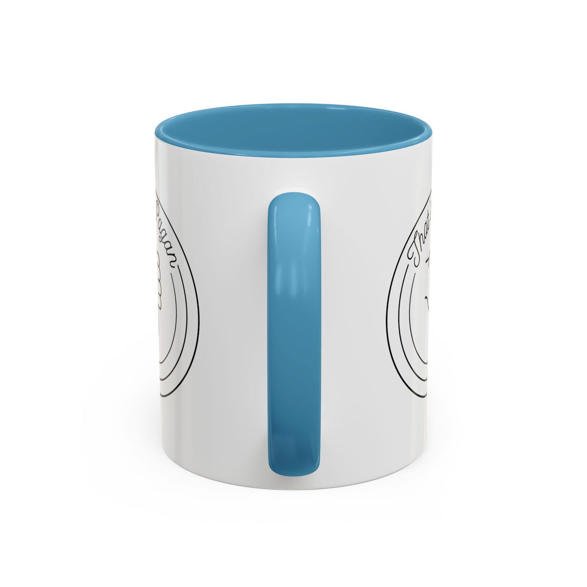 That's Pagan Thumbs Down Accent Coffee Mug