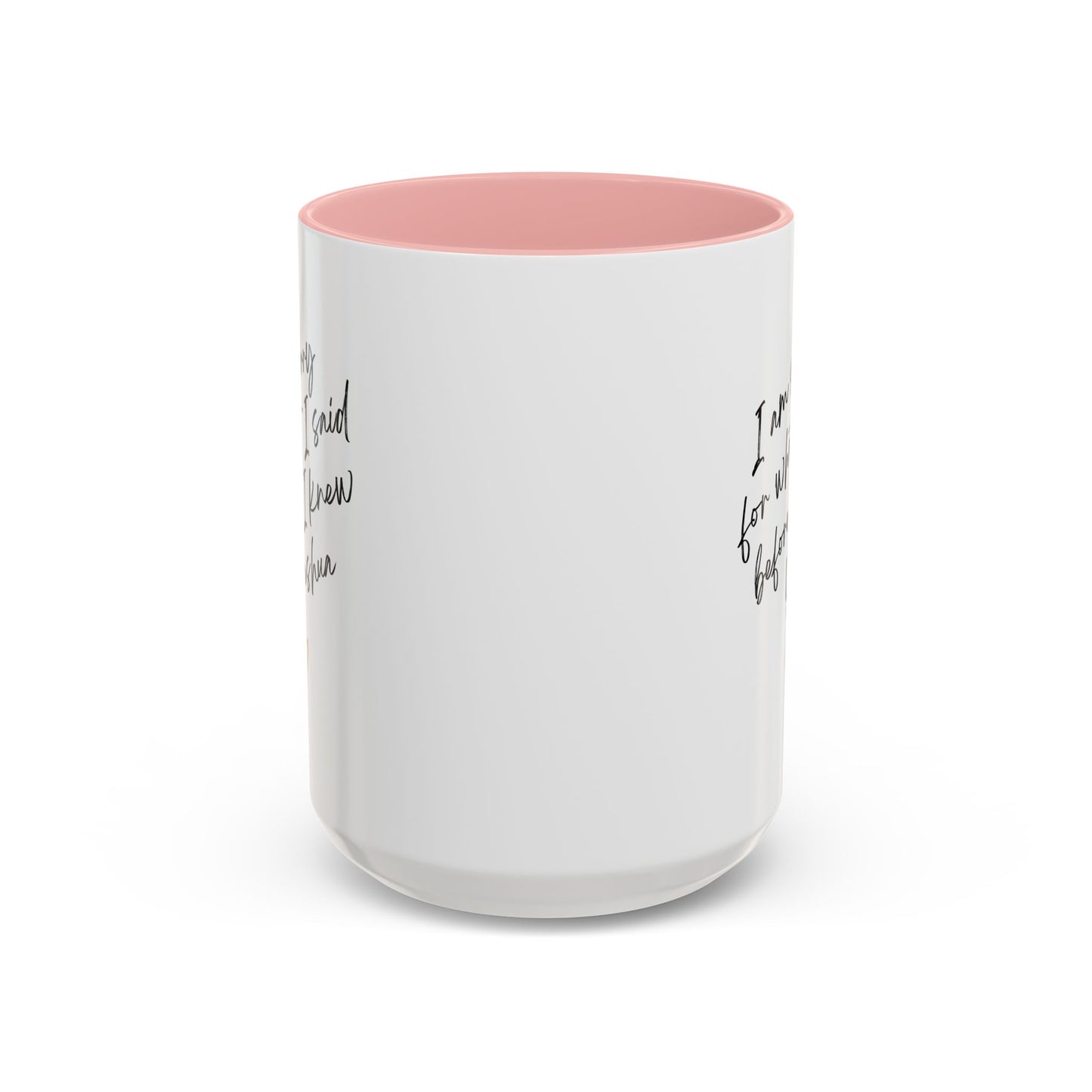 I'm Sorry (Yeshua) Accent Coffee Mug (11, 15oz)